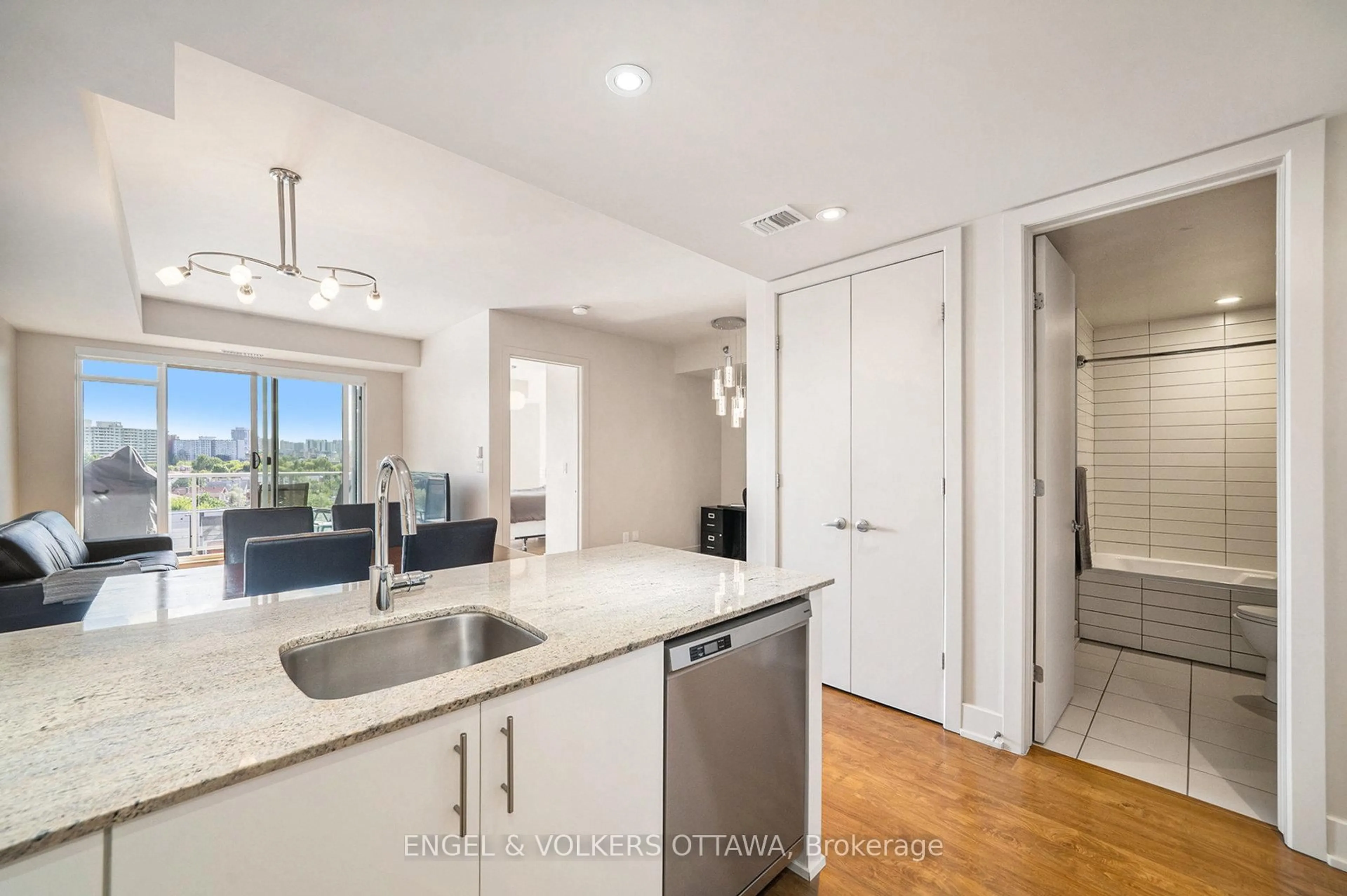 Open concept kitchen, unknown for 7 Marquette Ave #605, Ottawa Ontario K1L 8A7