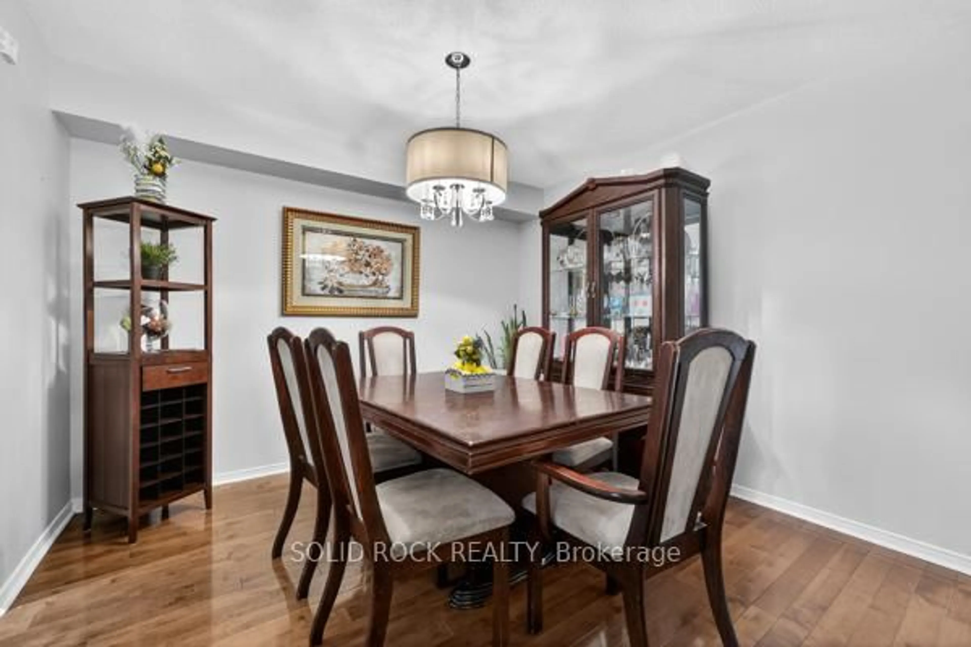 Dining room, wood/laminate floor for 23 ORISKA Way, Nepean Ontario K2J 4N7