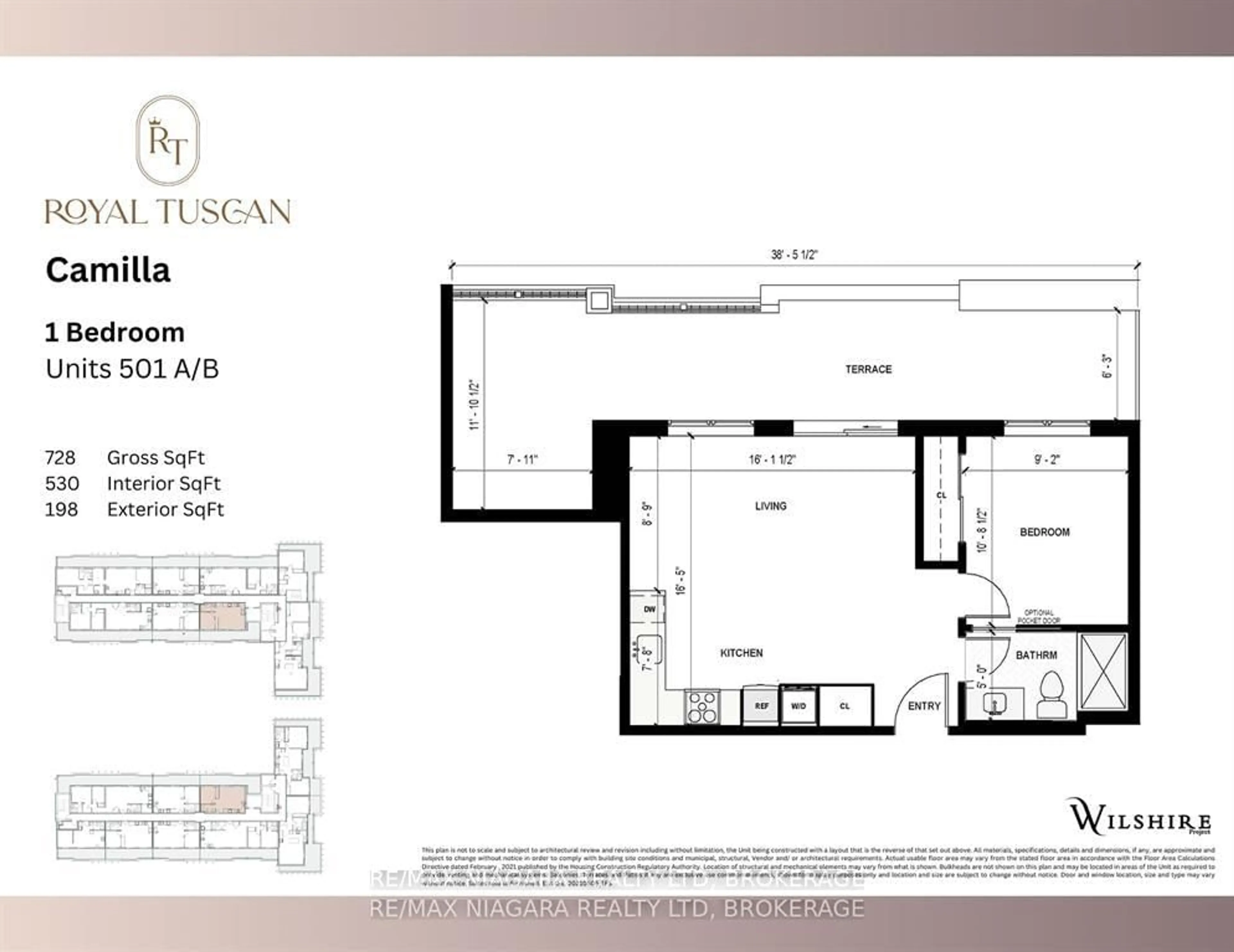 Floor plan for 1024 VANSICKLE Rd #501A, St. Catharines Ontario L2S 2X3