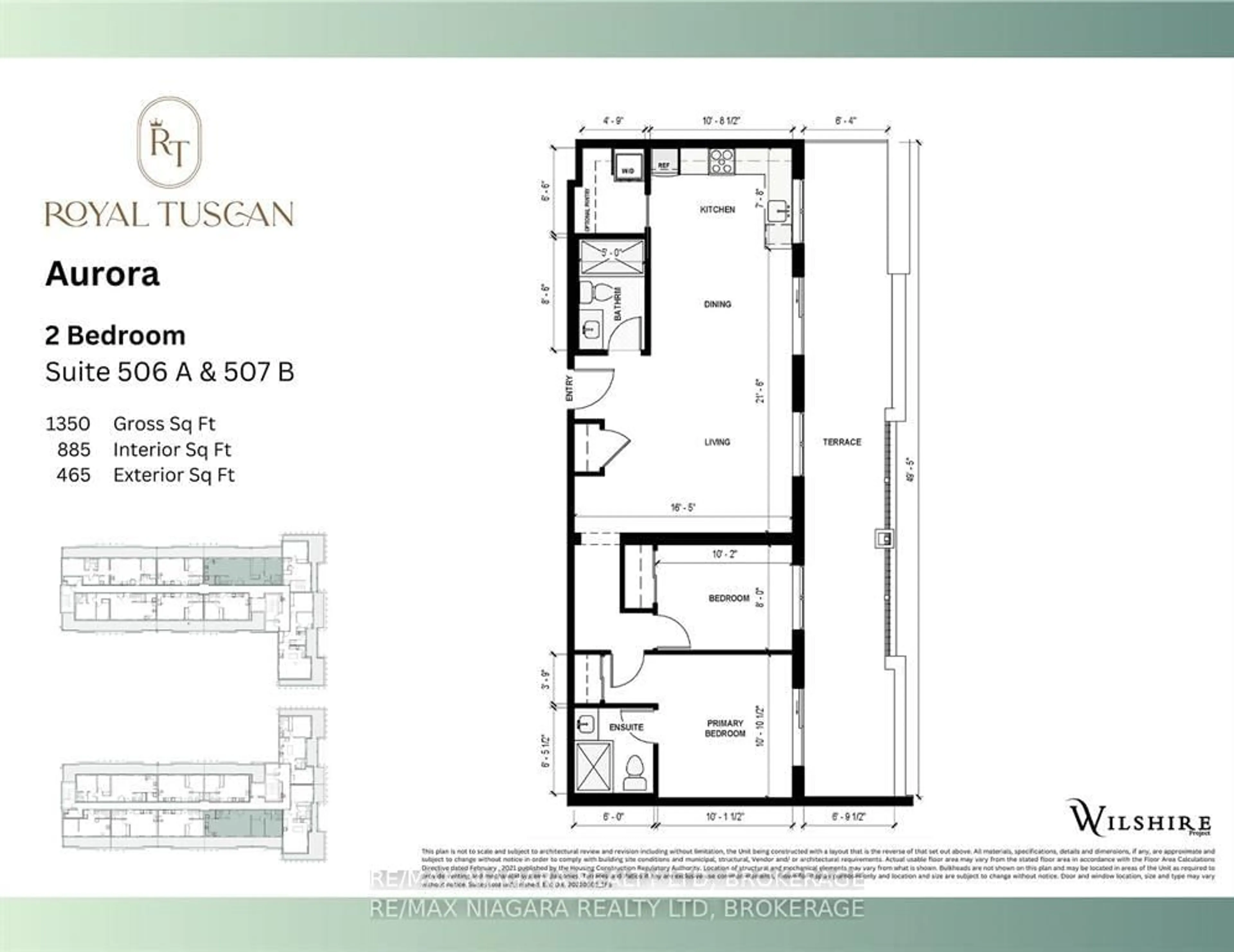 Floor plan for 1024 VANSICKLE Rd #506A, St. Catharines Ontario L2S 2X3