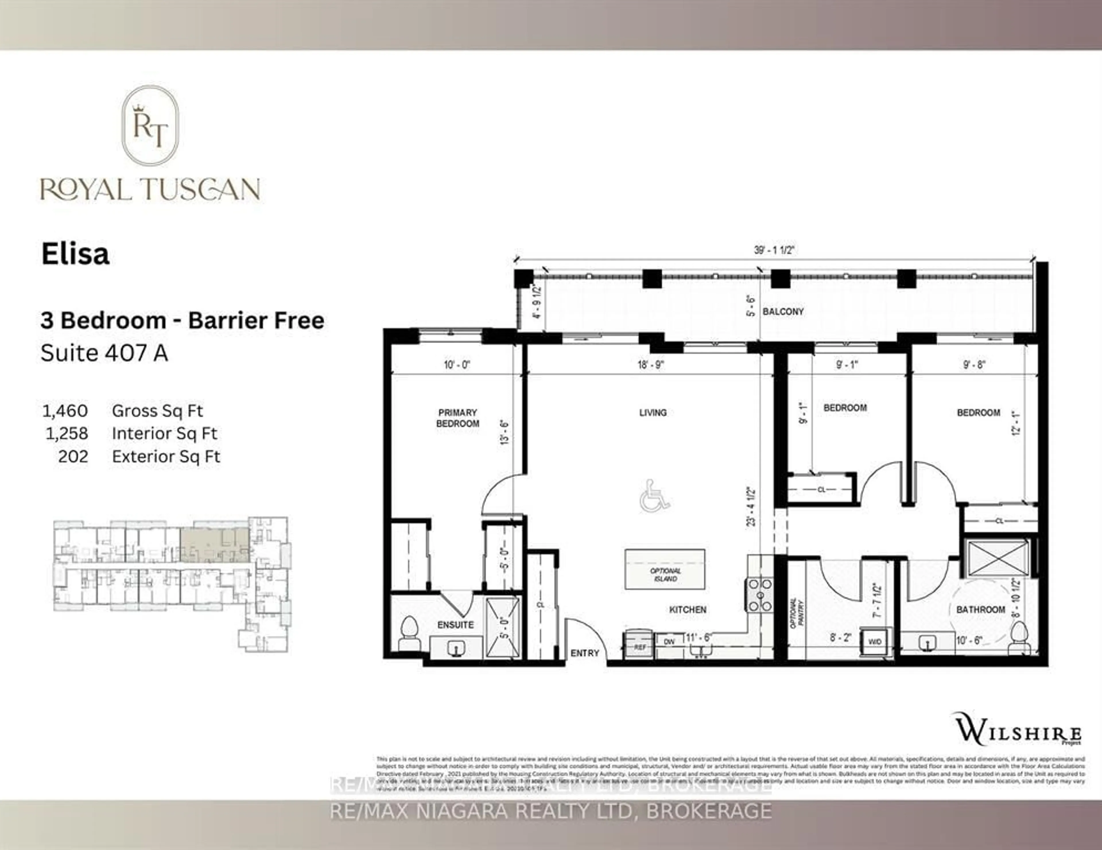 Floor plan for 1024 VANSICKLE Rd #407A, St. Catharines Ontario L2S 2X3