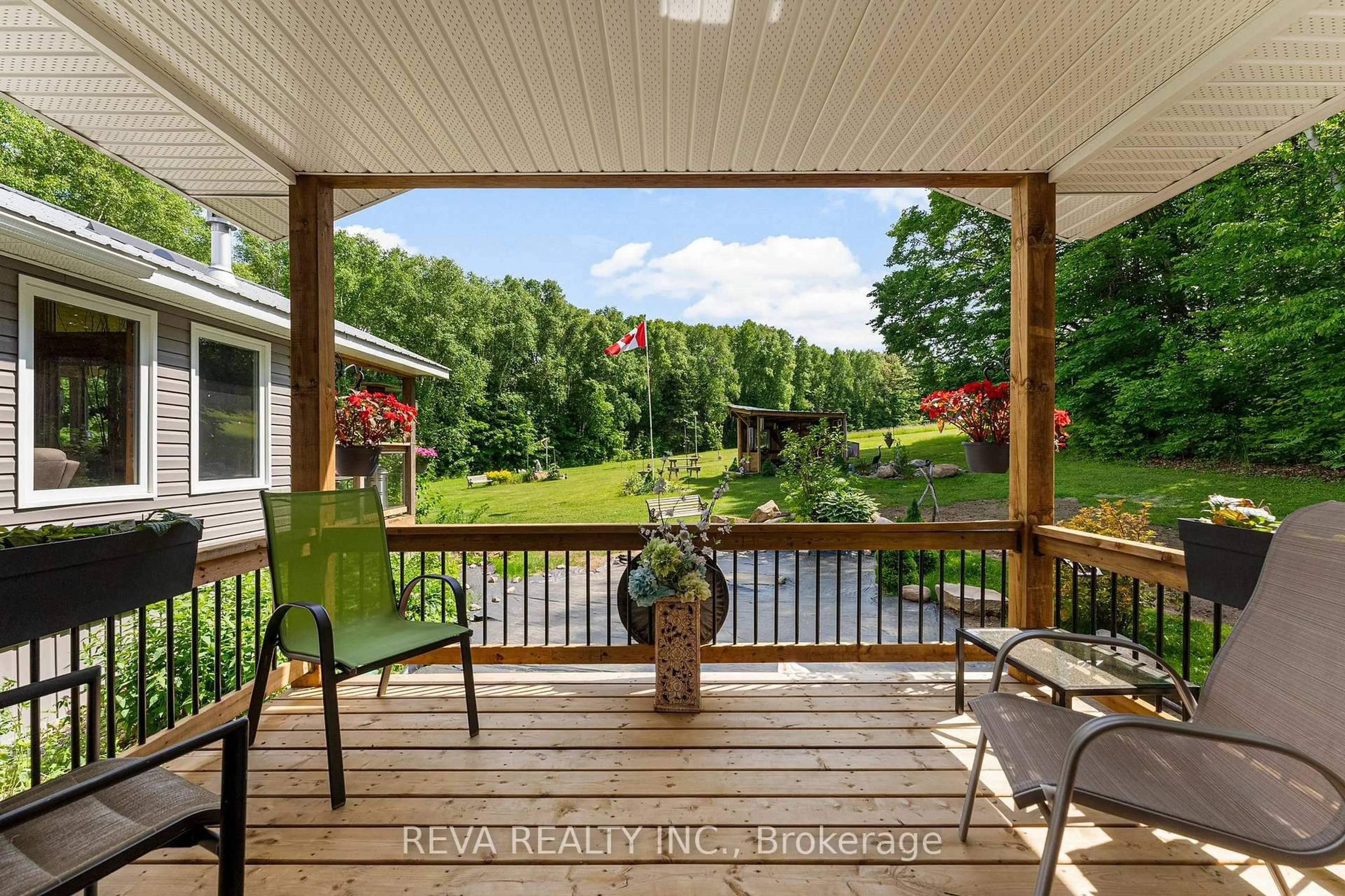 Patio, water/lake/river/ocean view for 123 Kuno Rd, Bancroft Ontario K0L 1C0