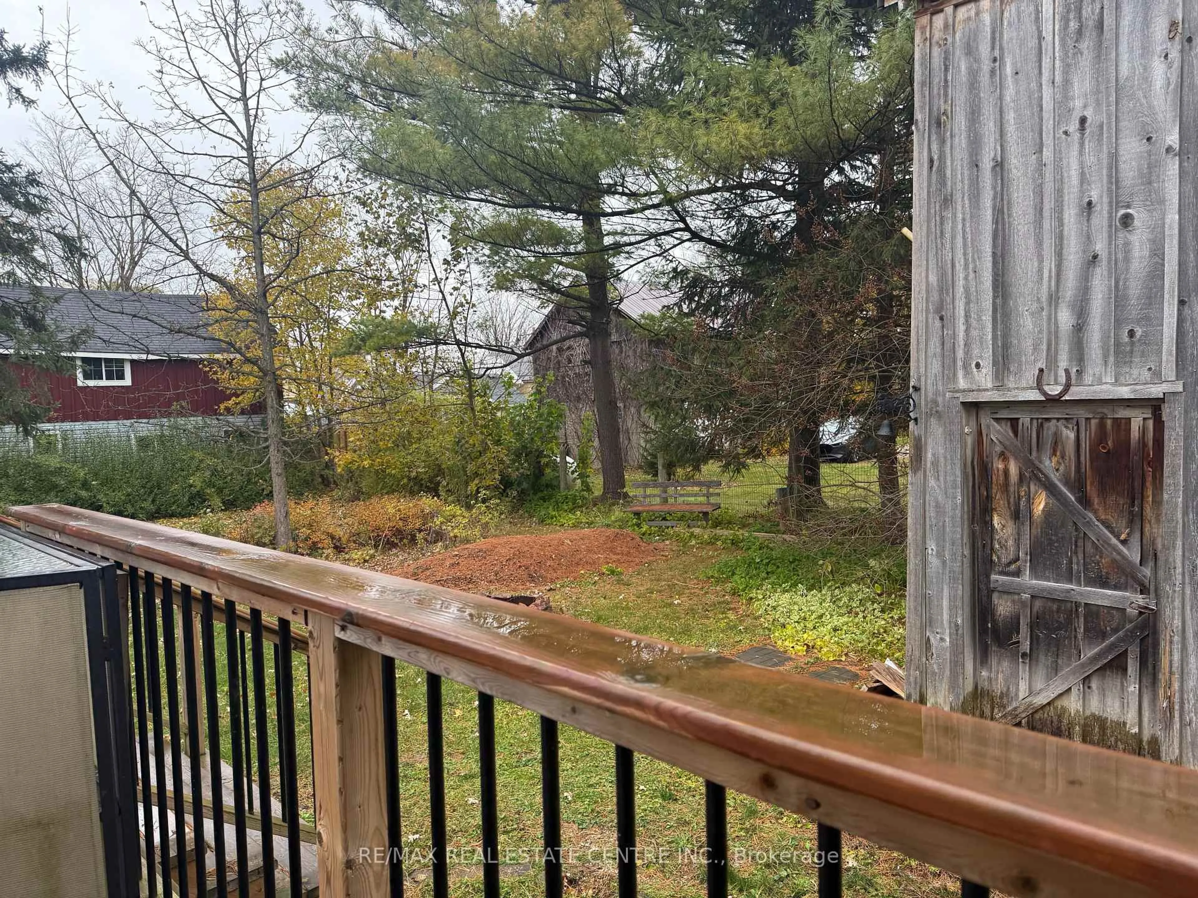 Patio, forest/trees view for 107 Centre St, Southgate Ontario N0G 2A0