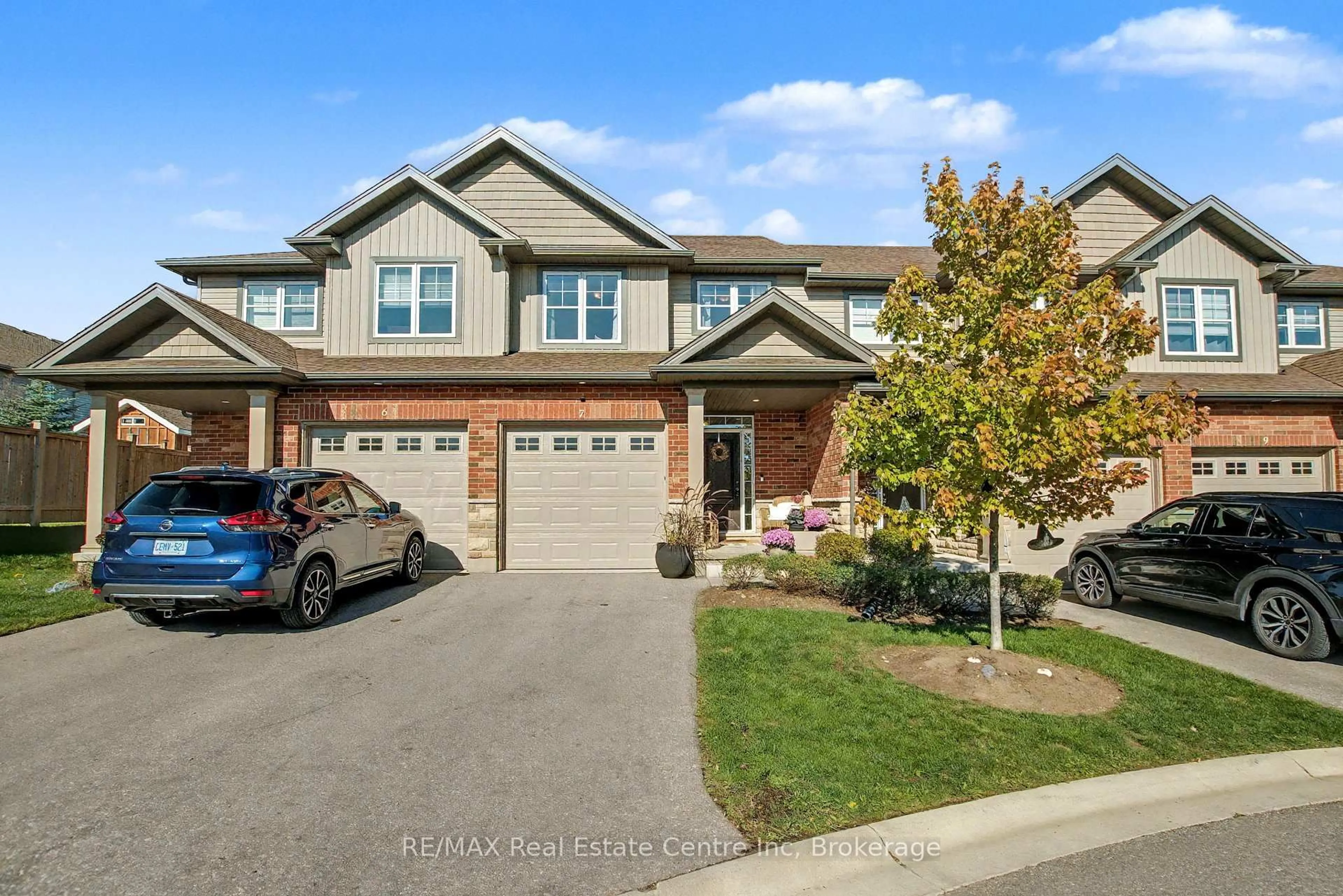 Home with brick exterior material, street for 22 Marshall Dr #7, Guelph Ontario N1E 0M9