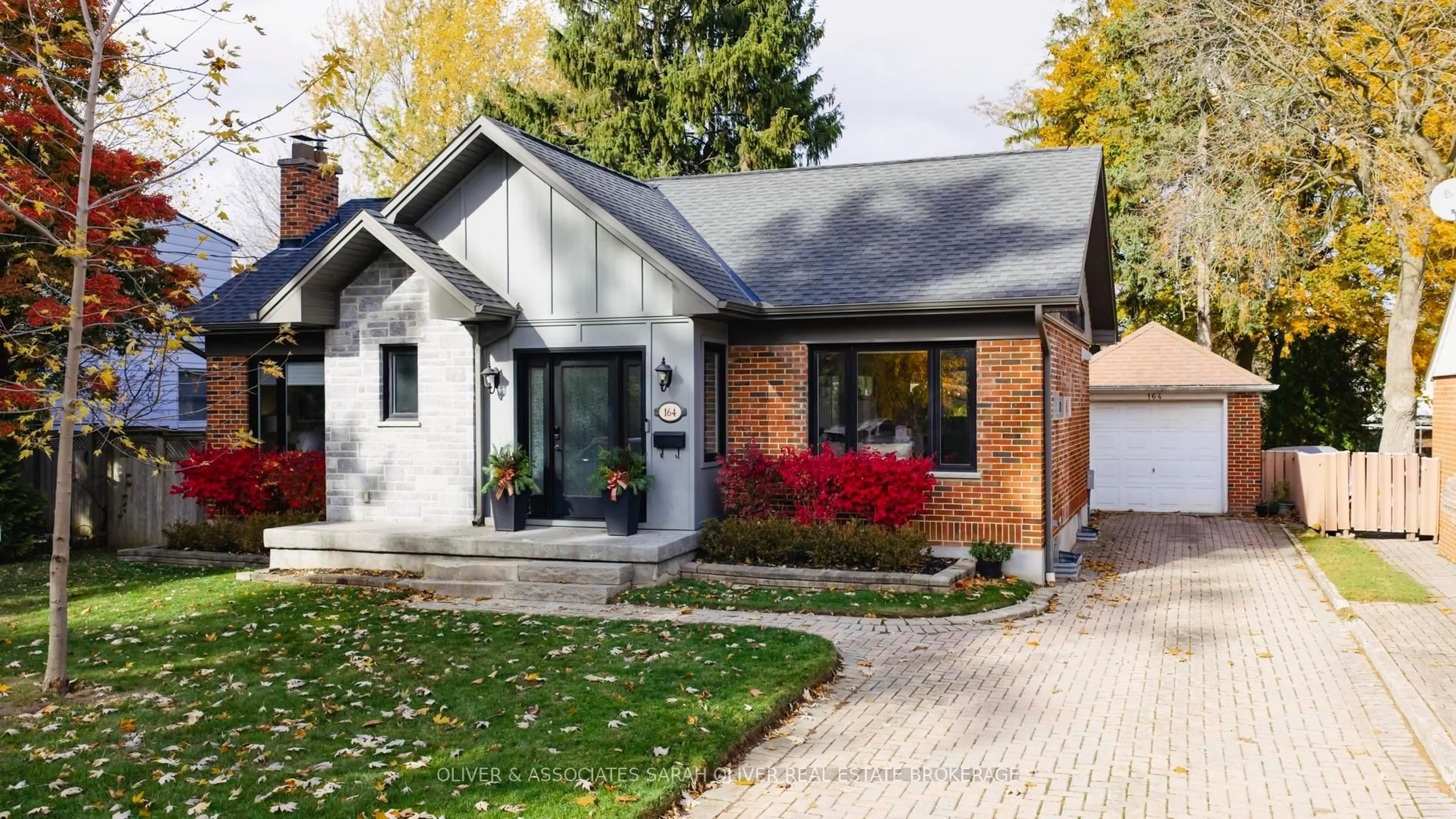 Home with brick exterior material, street for 164 Elworthy Ave, London South Ontario N6C 2M7