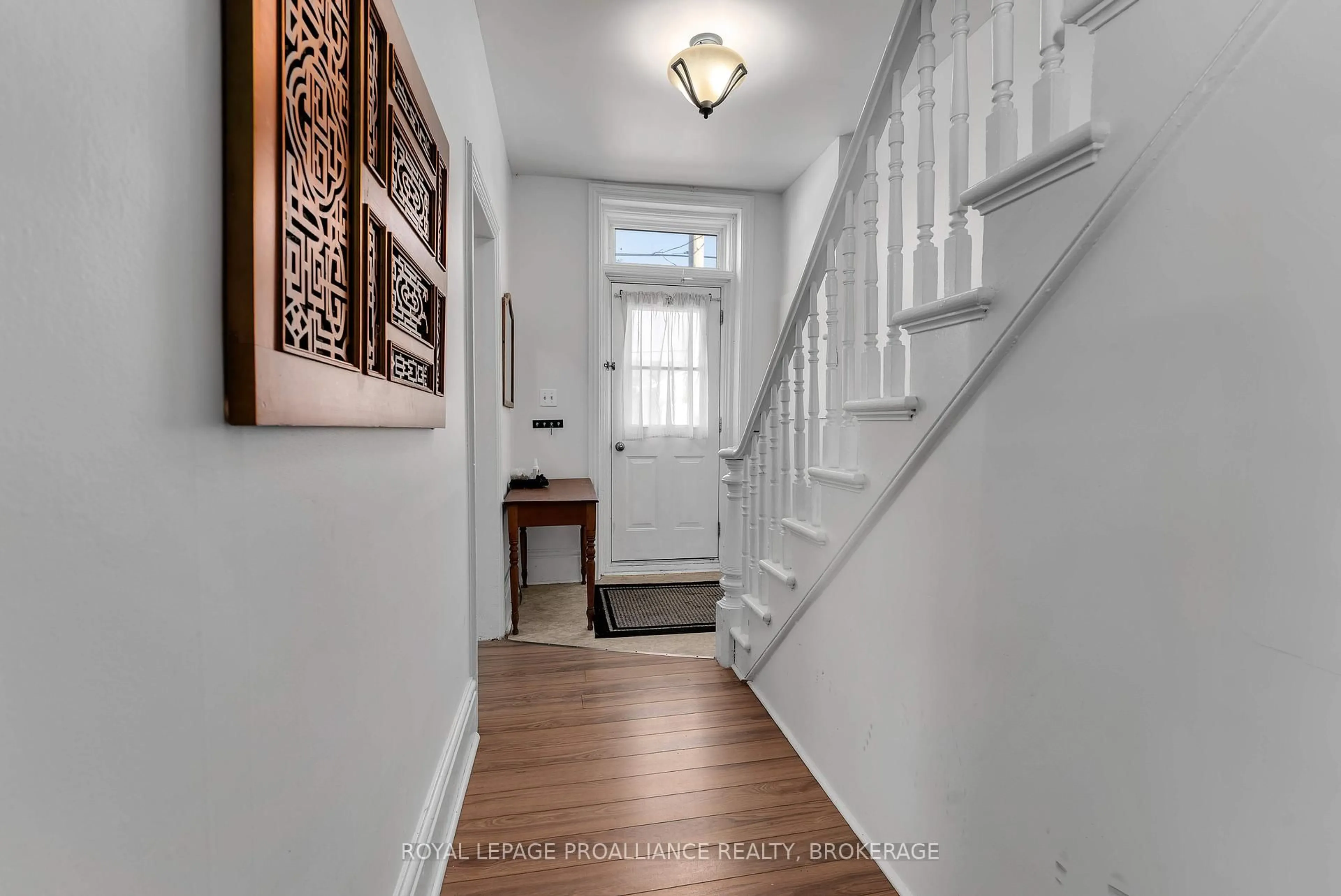 Indoor entryway for 30, 32, 34 Victoria Ave, Gananoque Ontario K7G 2R8