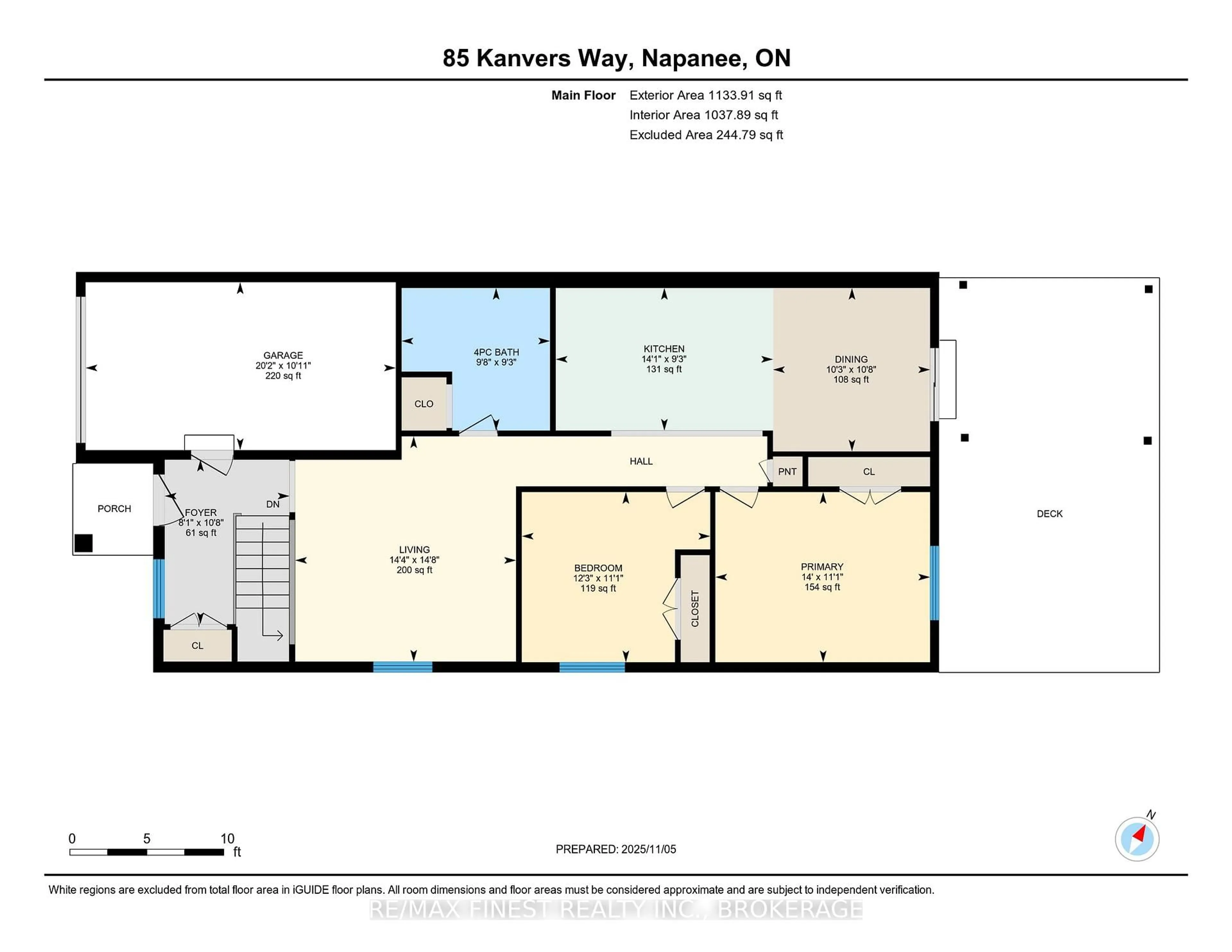 Floor plan for 85 Kanvers Way, Greater Napanee Ontario K7R 3P9