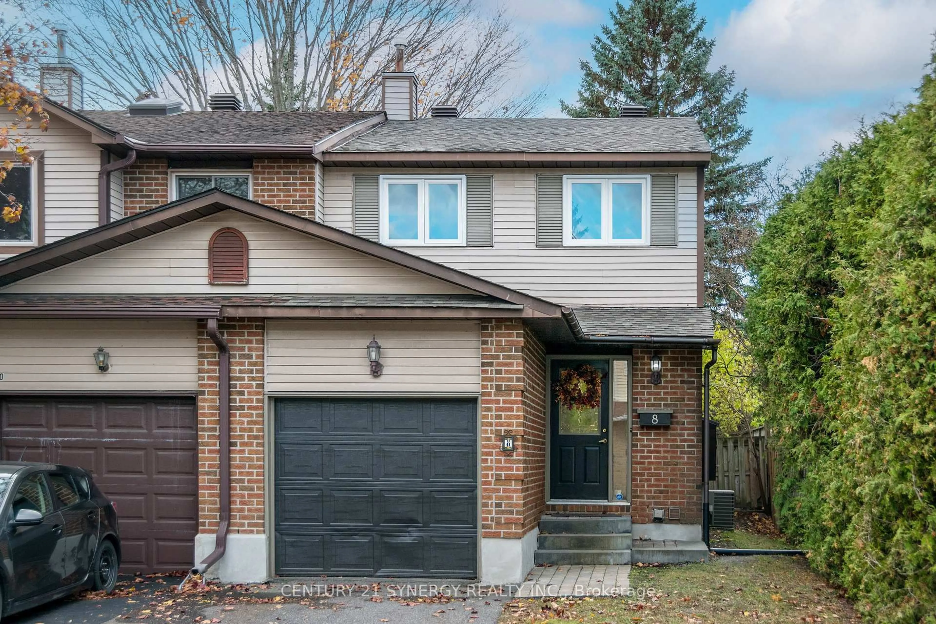 Home with brick exterior material, street for 8 Sundback Lane, Kanata Ontario K2L 2W8