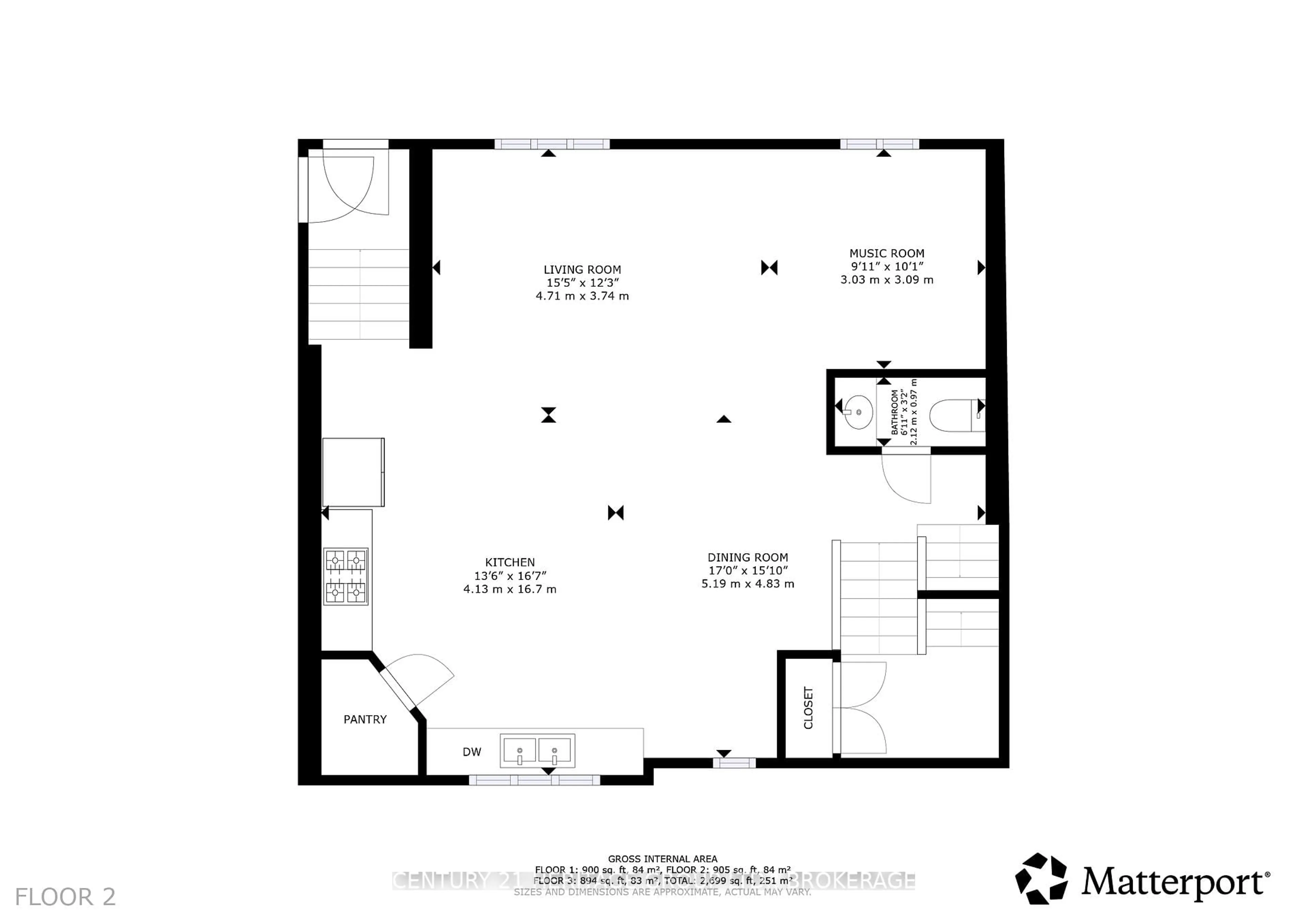 Floor plan for 5 Cross St, Bissett Creek Ontario K0H 2H0