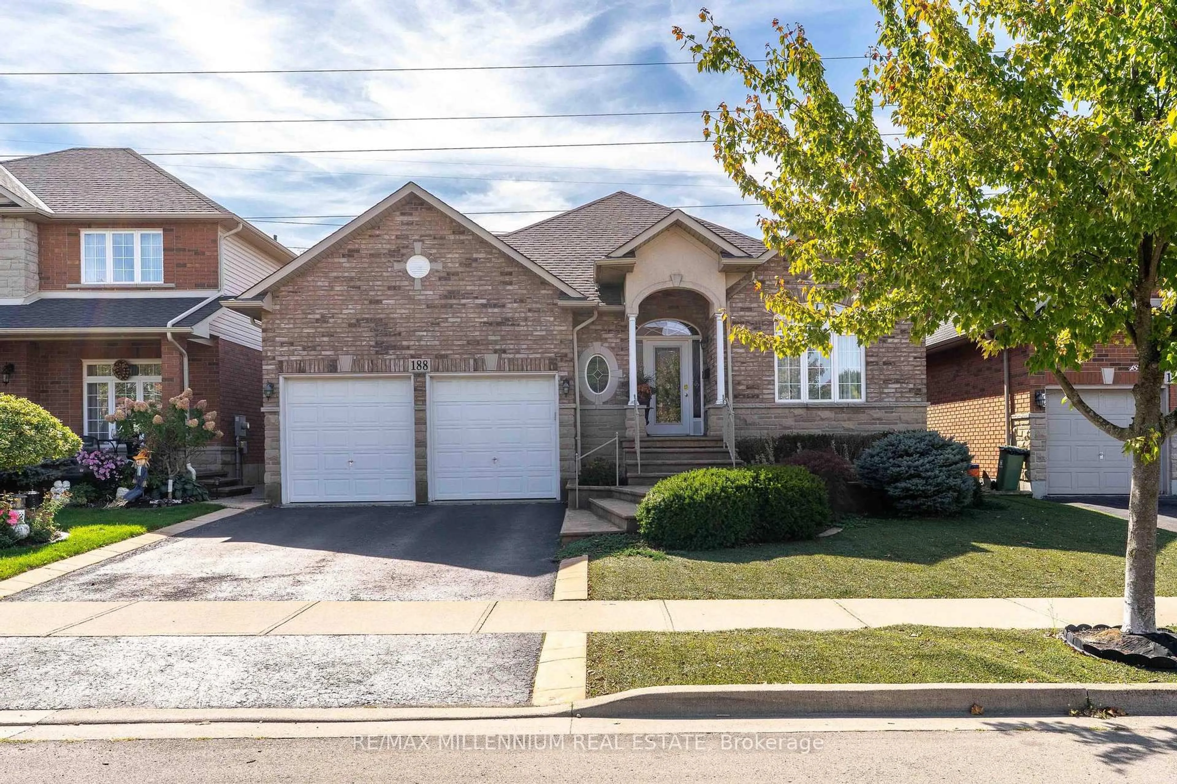 Home with brick exterior material, street for 188 Blue Mountain Dr, Hamilton Ontario L0R 1P0