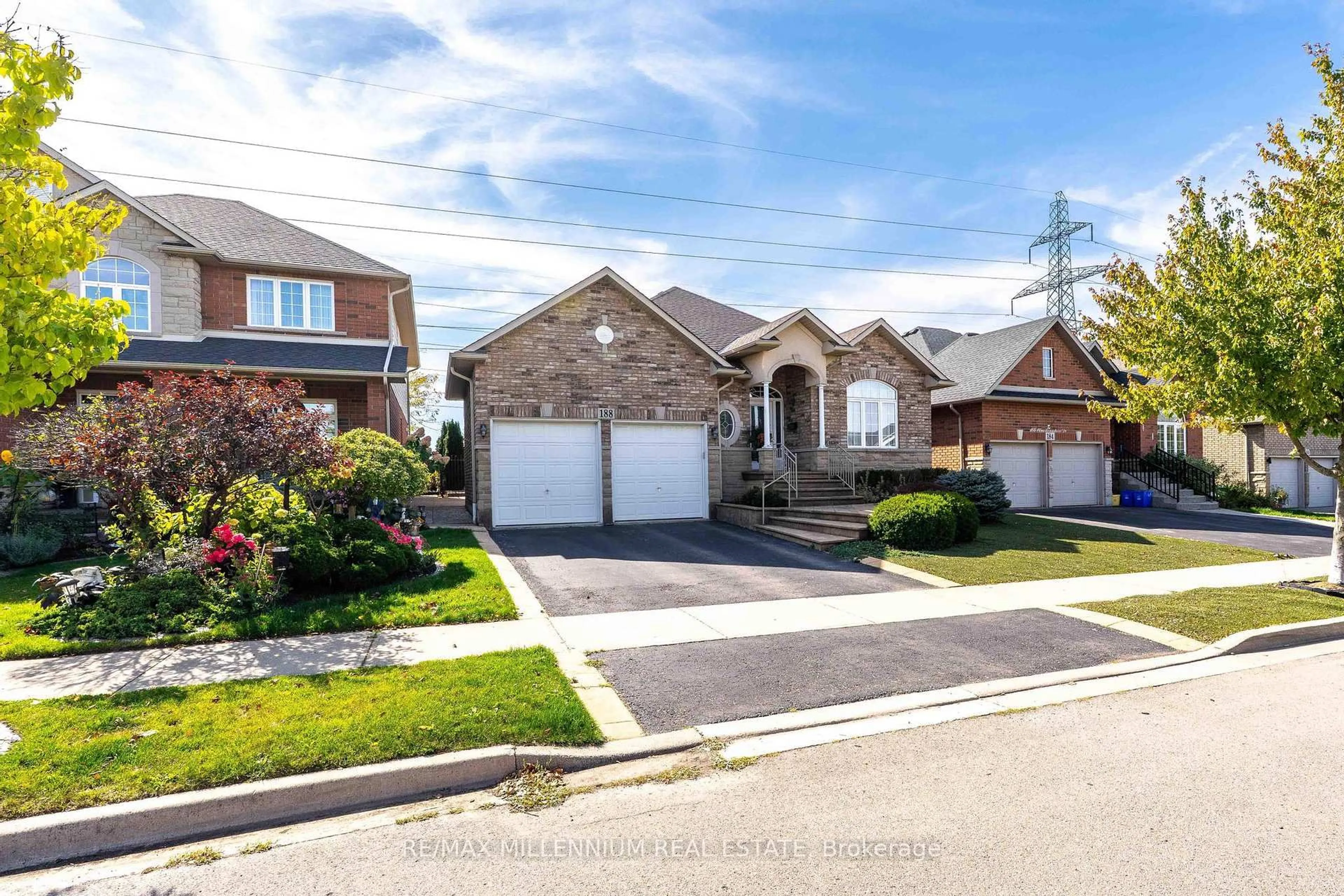 Home with brick exterior material, street for 188 Blue Mountain Dr, Hamilton Ontario L0R 1P0