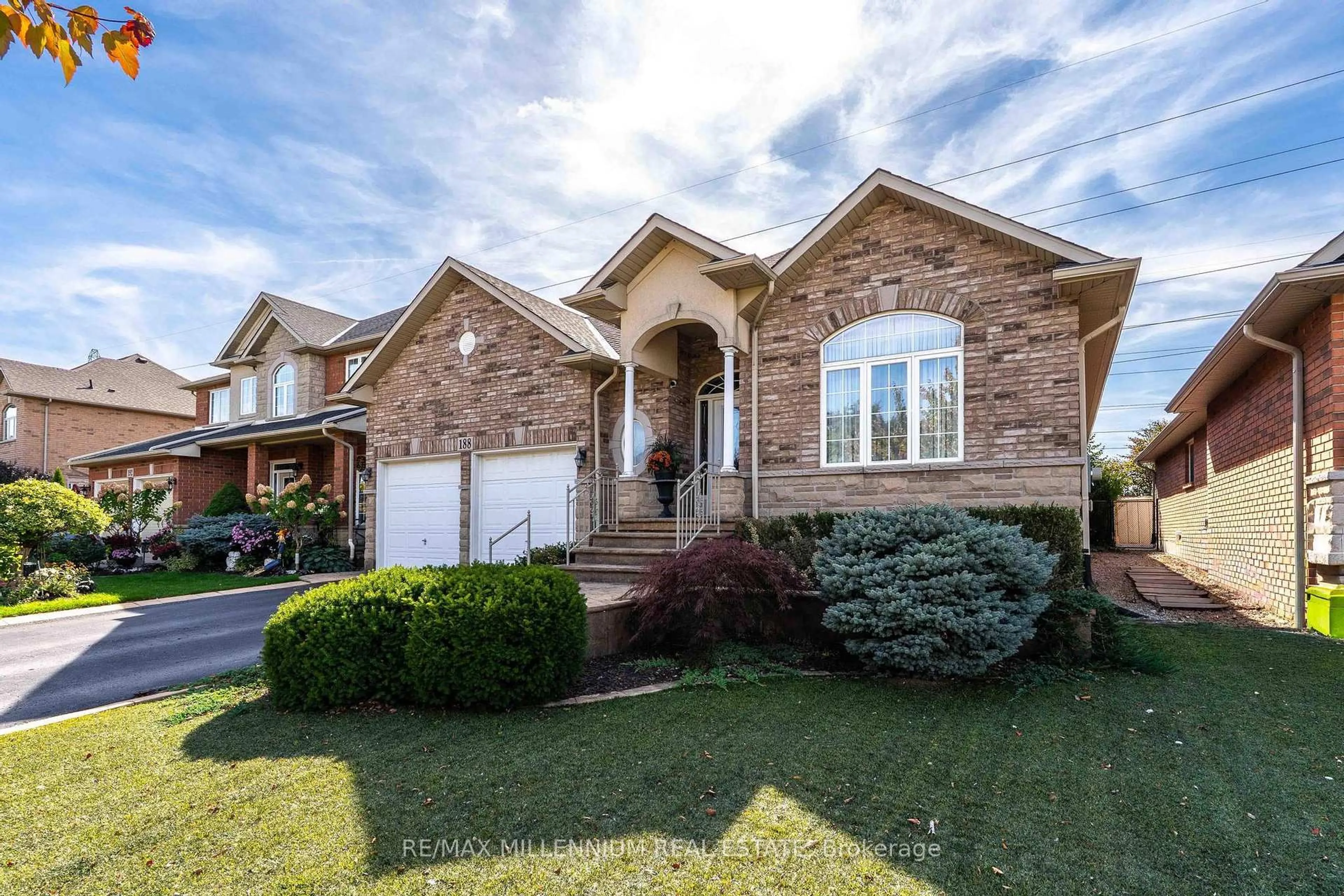 Home with brick exterior material, street for 188 Blue Mountain Dr, Hamilton Ontario L0R 1P0