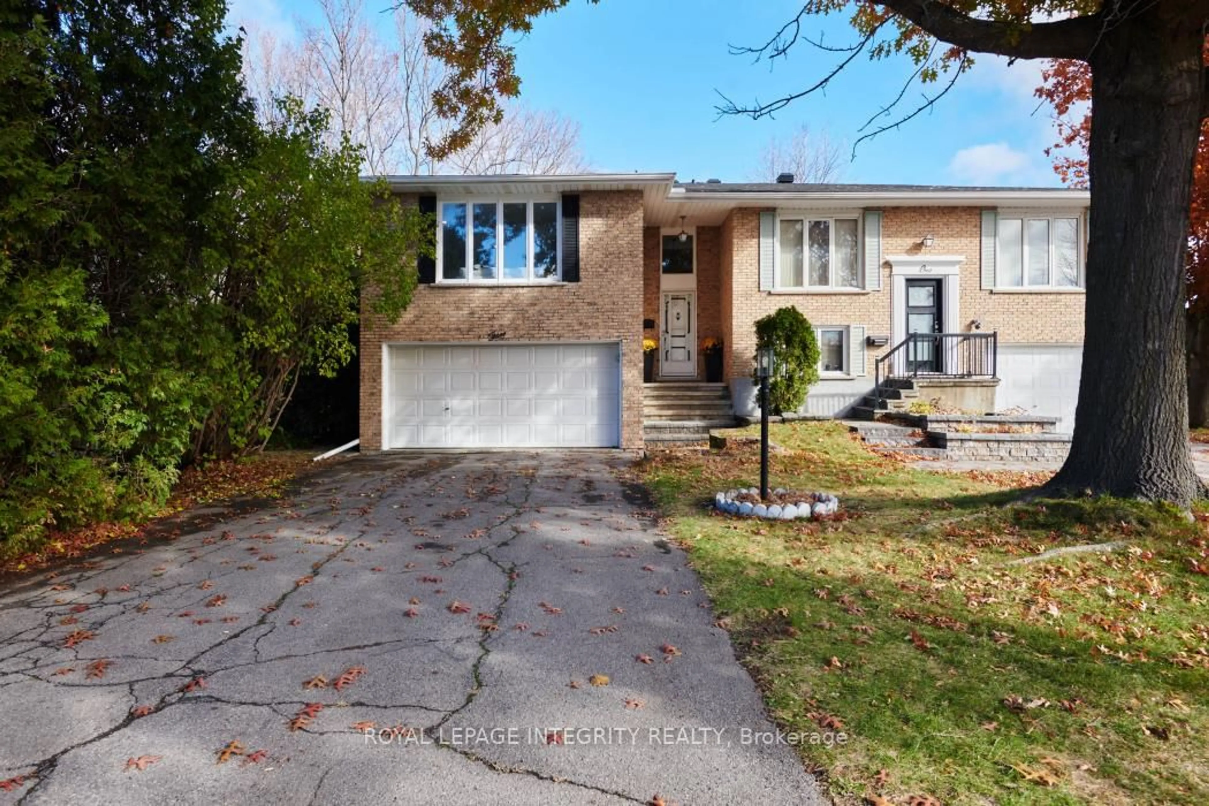 Home with brick exterior material, street for 3 Ashwick Crt, Ottawa Ontario K2G 3S4