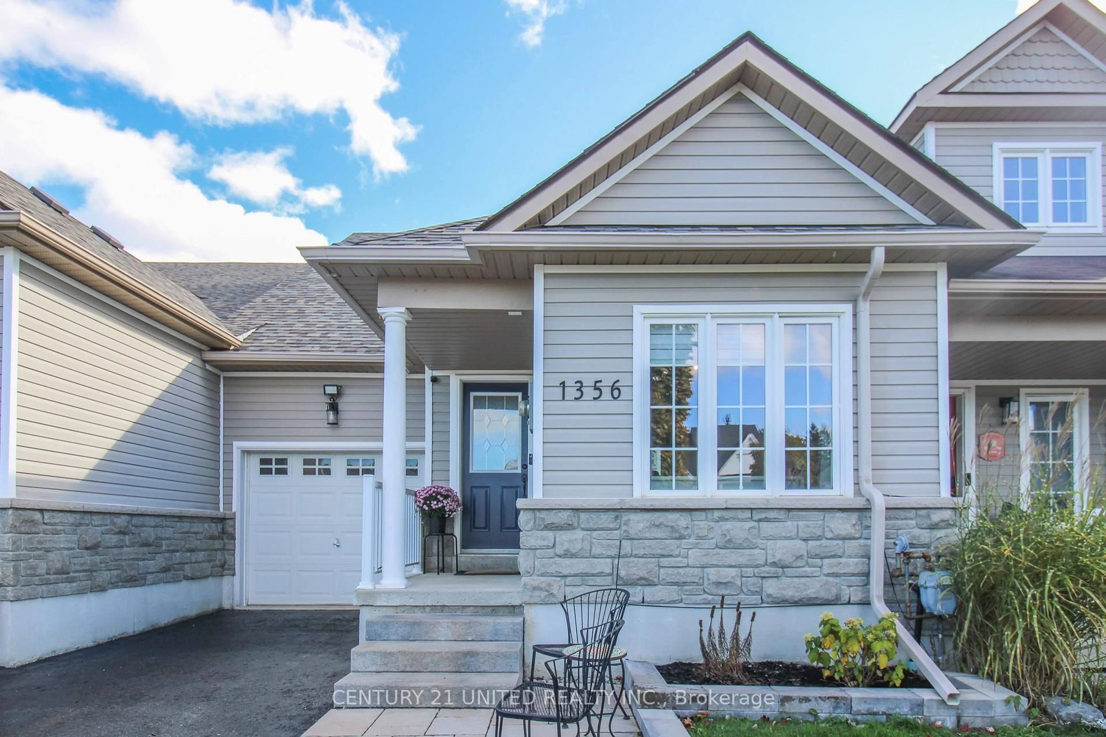 Home with vinyl exterior material, street for 1356 Ireland Dr, Peterborough Ontario K9K 0B1