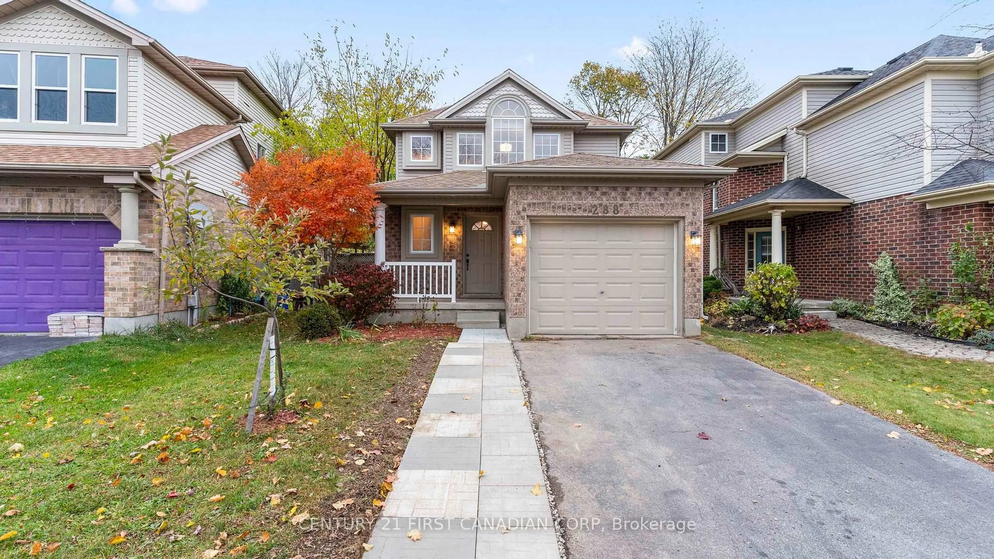 Home with brick exterior material, street for 288 Jensen Rd, London East Ontario N5V 4X3