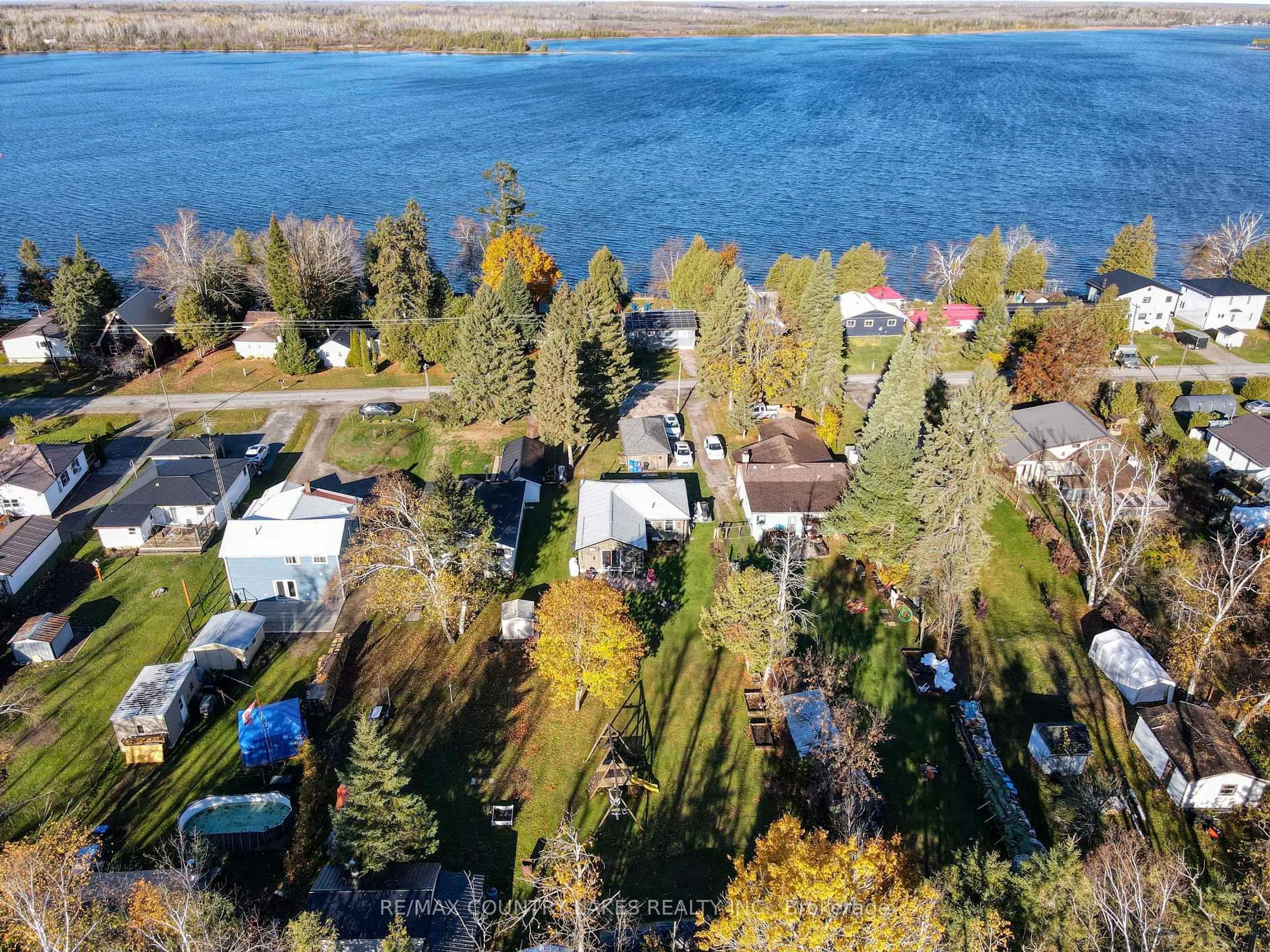 A pic from outside/outdoor area/front of a property/back of a property/a pic from drone, water/lake/river/ocean view for 41 Antiquary Rd, Kawartha Lakes Ontario K0M 2B0