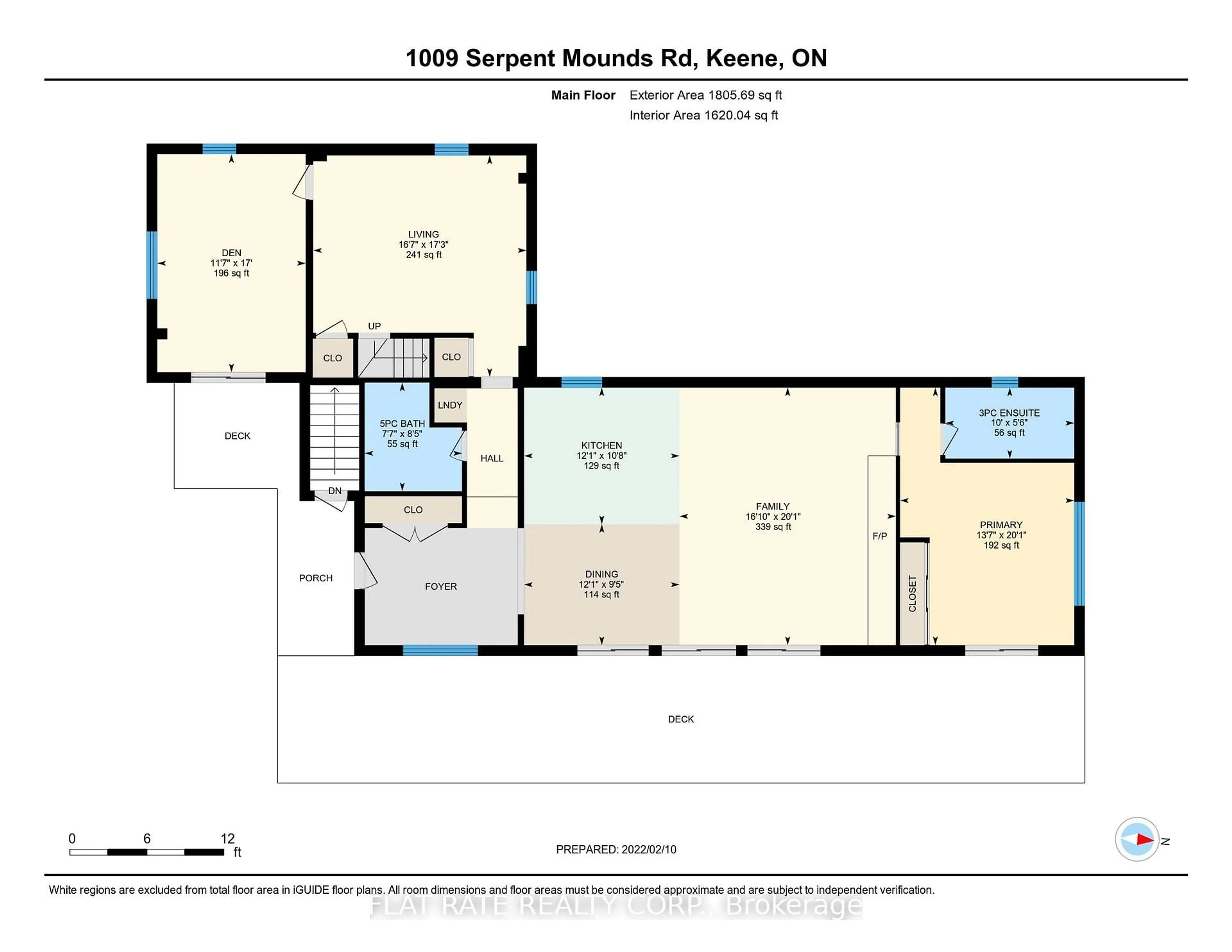 Floor plan for 1009 Serpent Mounds Rd, Otonabee-South Monaghan Ontario K0L 2G0
