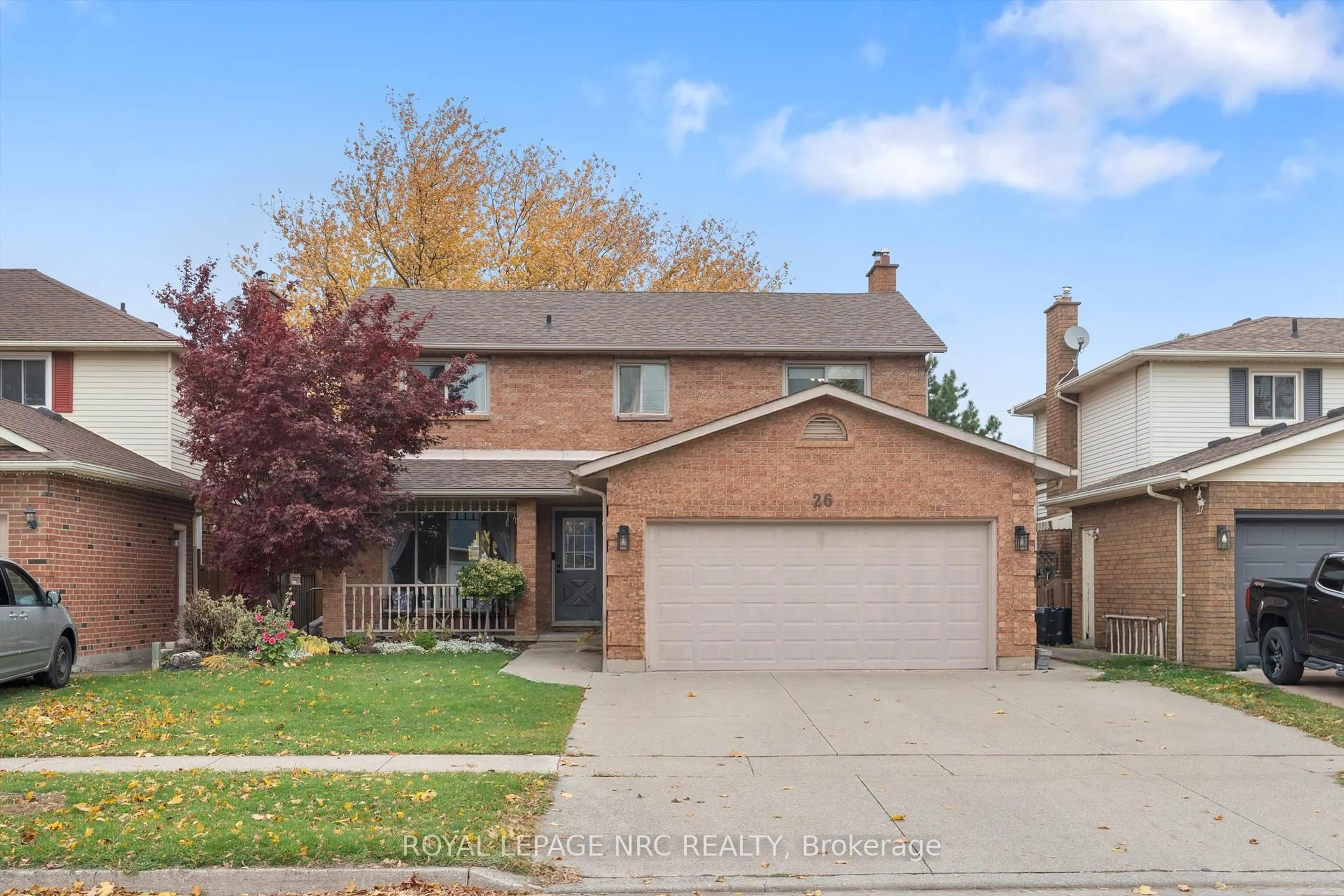 Home with brick exterior material, street for 26 Elderwood Dr, St. Catharines Ontario L2S 3E5