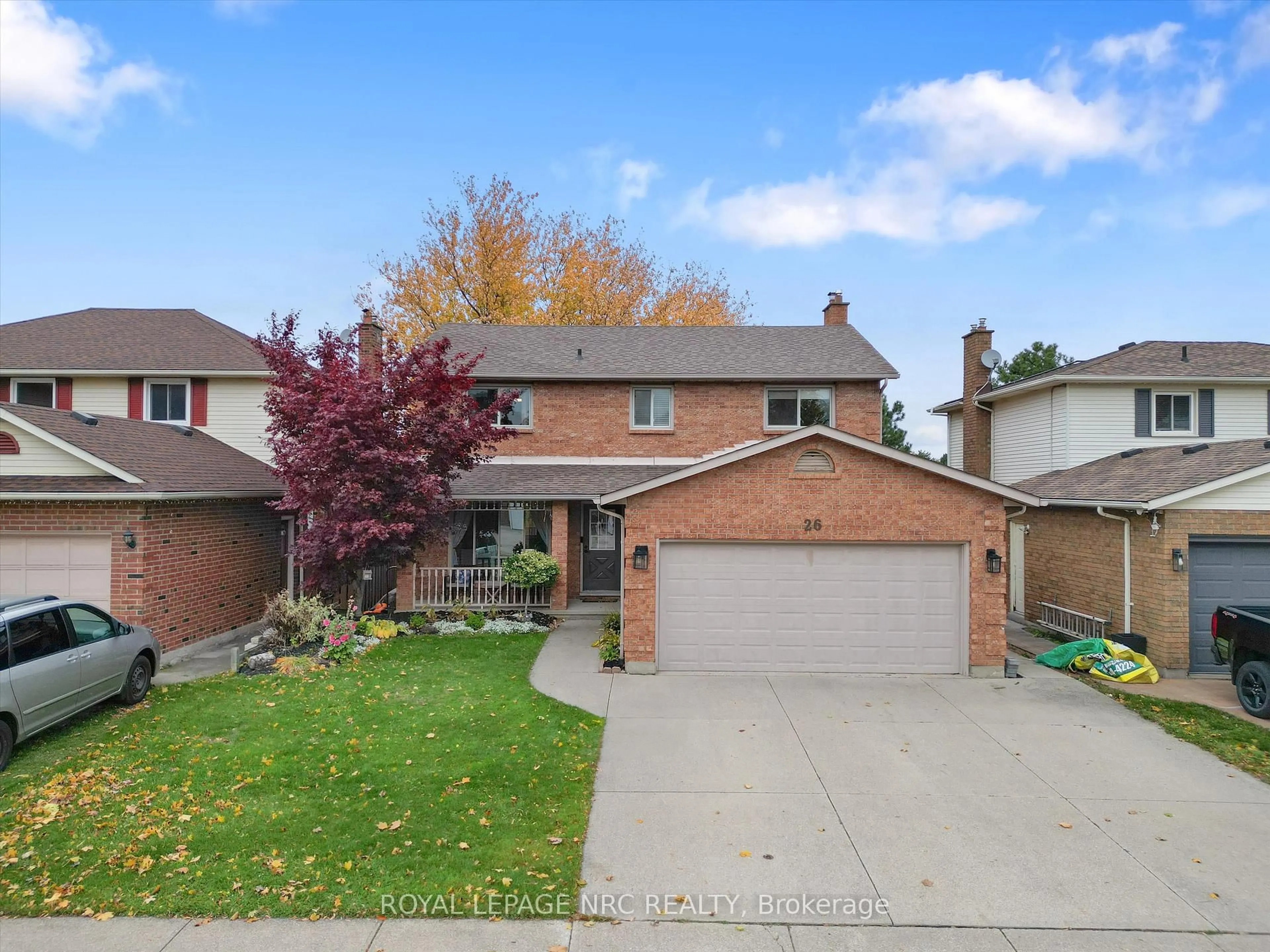 Home with brick exterior material, street for 26 Elderwood Dr, St. Catharines Ontario L2S 3E5