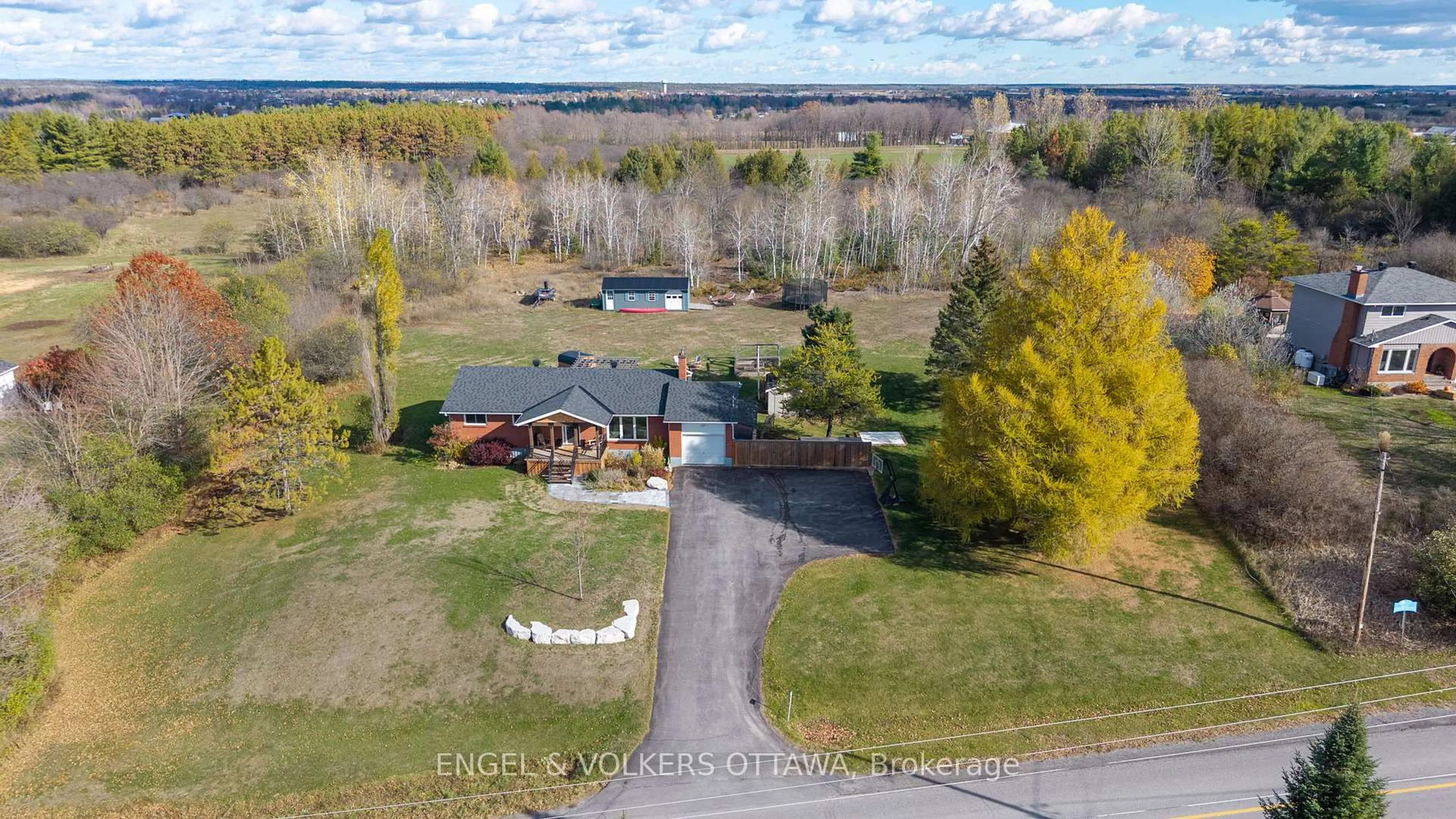 A pic from outside/outdoor area/front of a property/back of a property/a pic from drone, unknown for 1816 Ramsay Concession 8 Concession, Almonte Ontario K0A 1A0