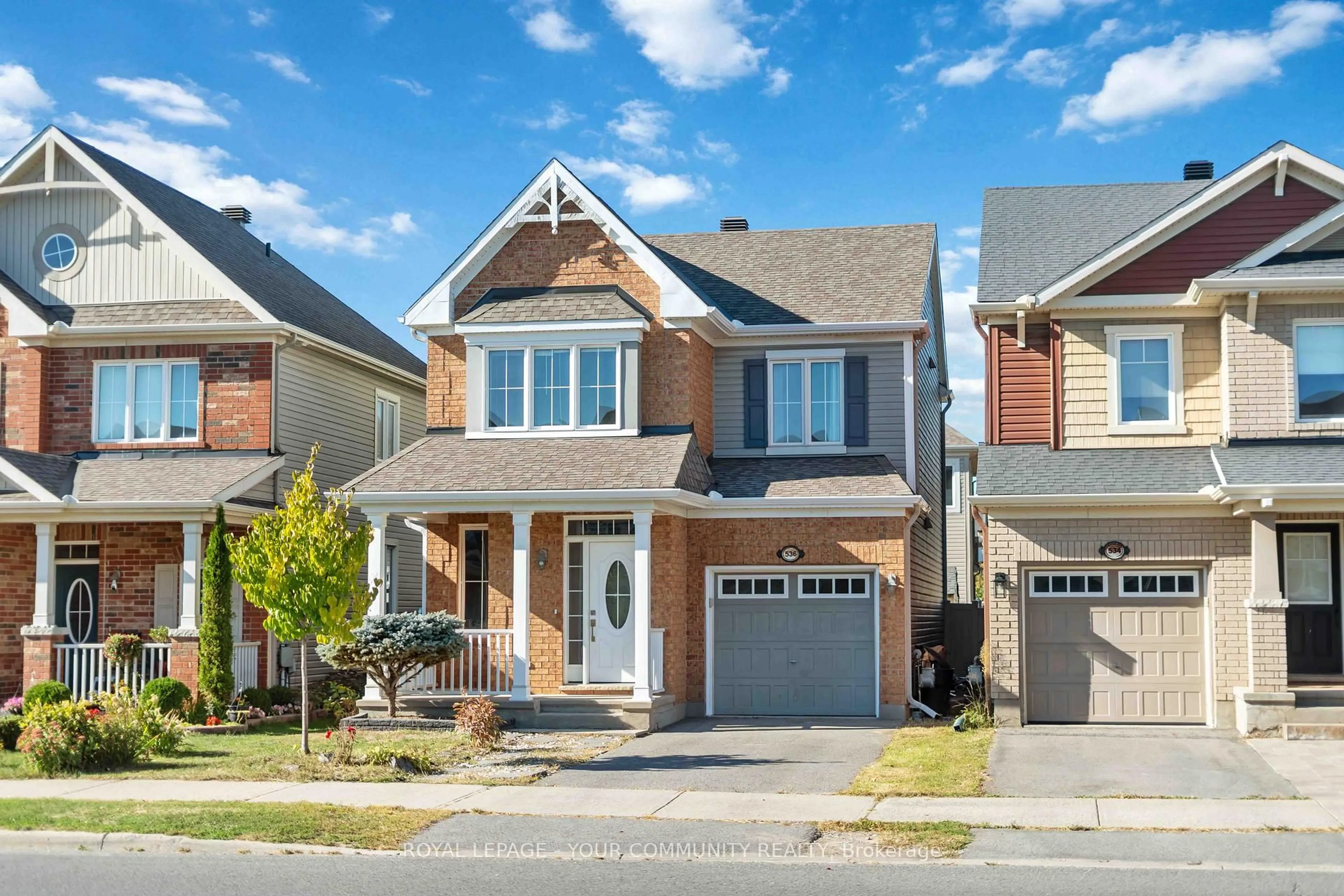 Home with brick exterior material, street for 536 Dundonald Dr, Ottawa Ontario K2J 5X1