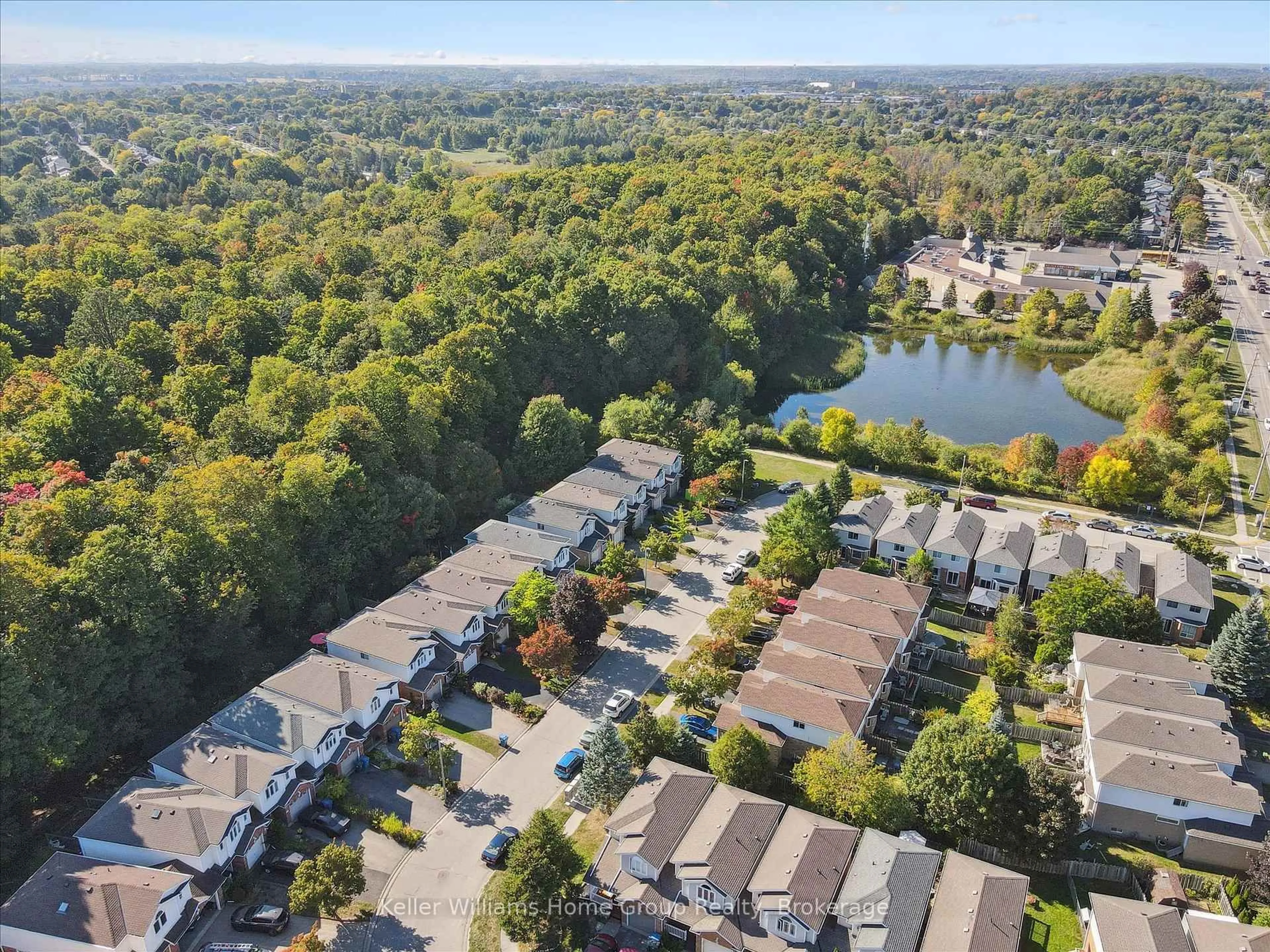A pic from outside/outdoor area/front of a property/back of a property/a pic from drone, water/lake/river/ocean view for 97 Rodgers Rd, Guelph Ontario N1G 4Z6