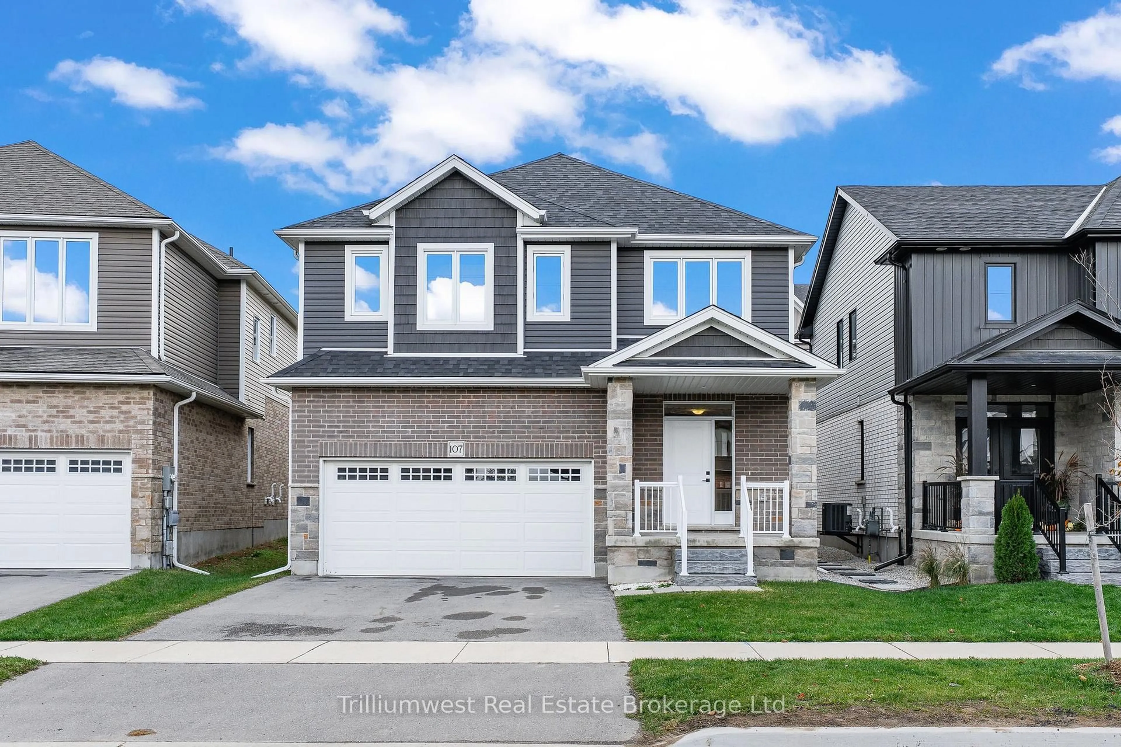 Home with brick exterior material, street for 107 Harrison St, Centre Wellington Ontario N0B 1S0