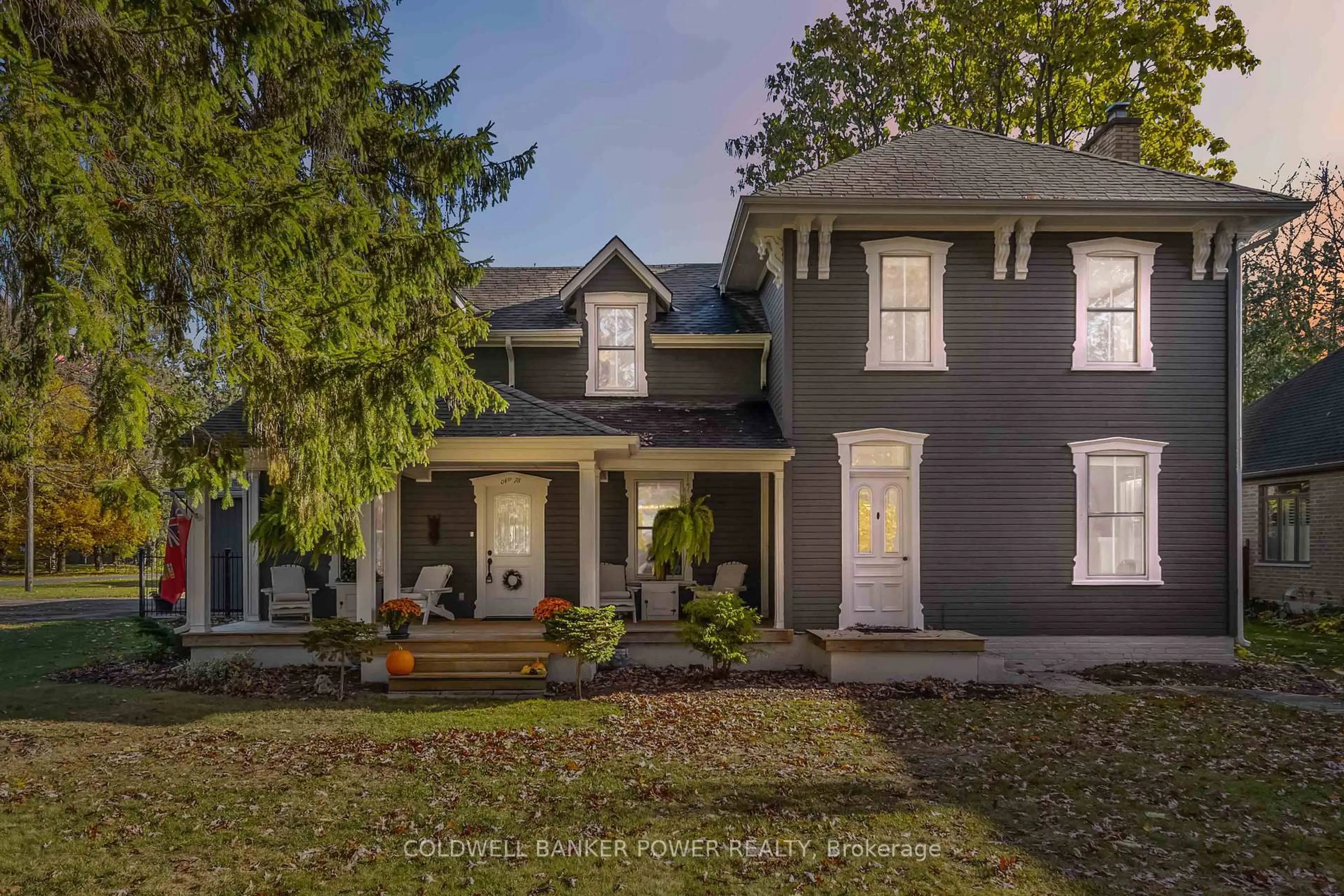 Home with vinyl exterior material, street for 78 Harris Rd, Middlesex Centre Ontario N0L 1E0