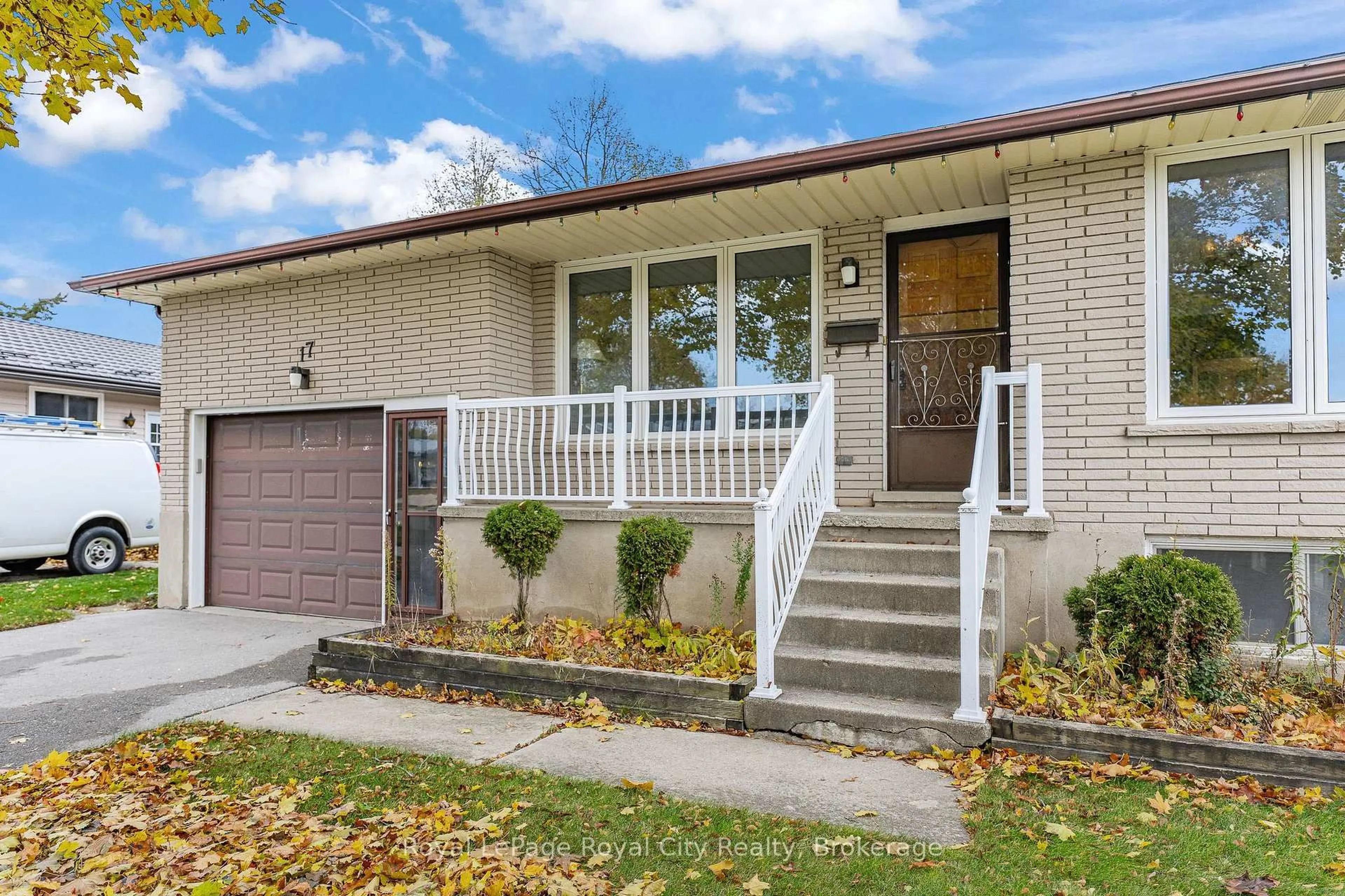 Home with brick exterior material, street for 17 Muskoka Dr, Guelph Ontario N1E 6E1