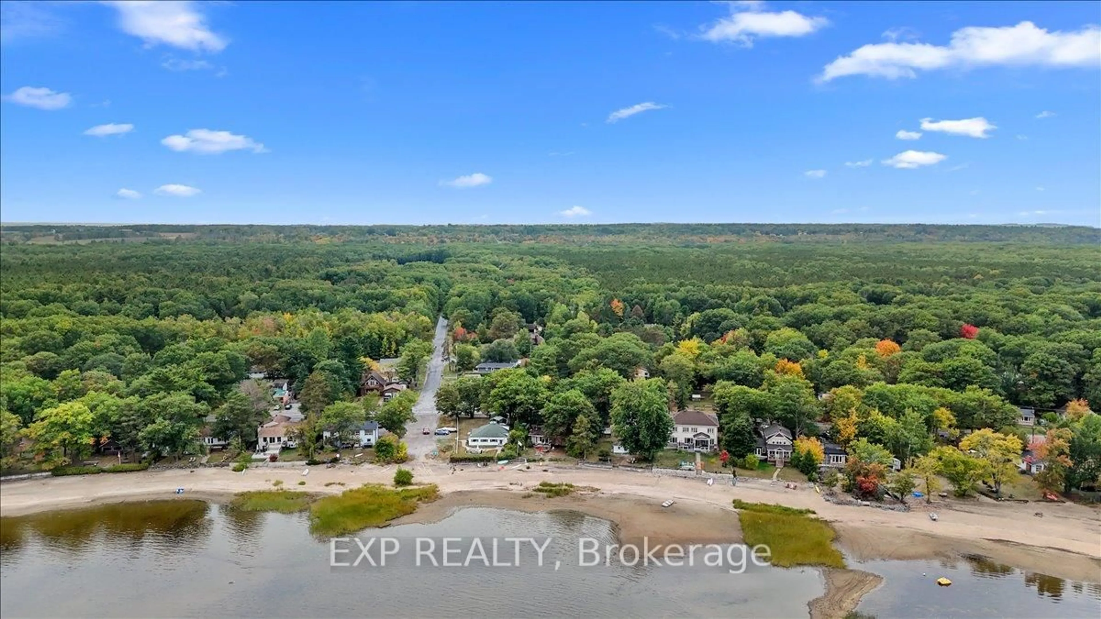 A pic from outside/outdoor area/front of a property/back of a property/a pic from drone, water/lake/river/ocean view for 488 Bayview Dr, Ottawa Ontario K0A 3M0