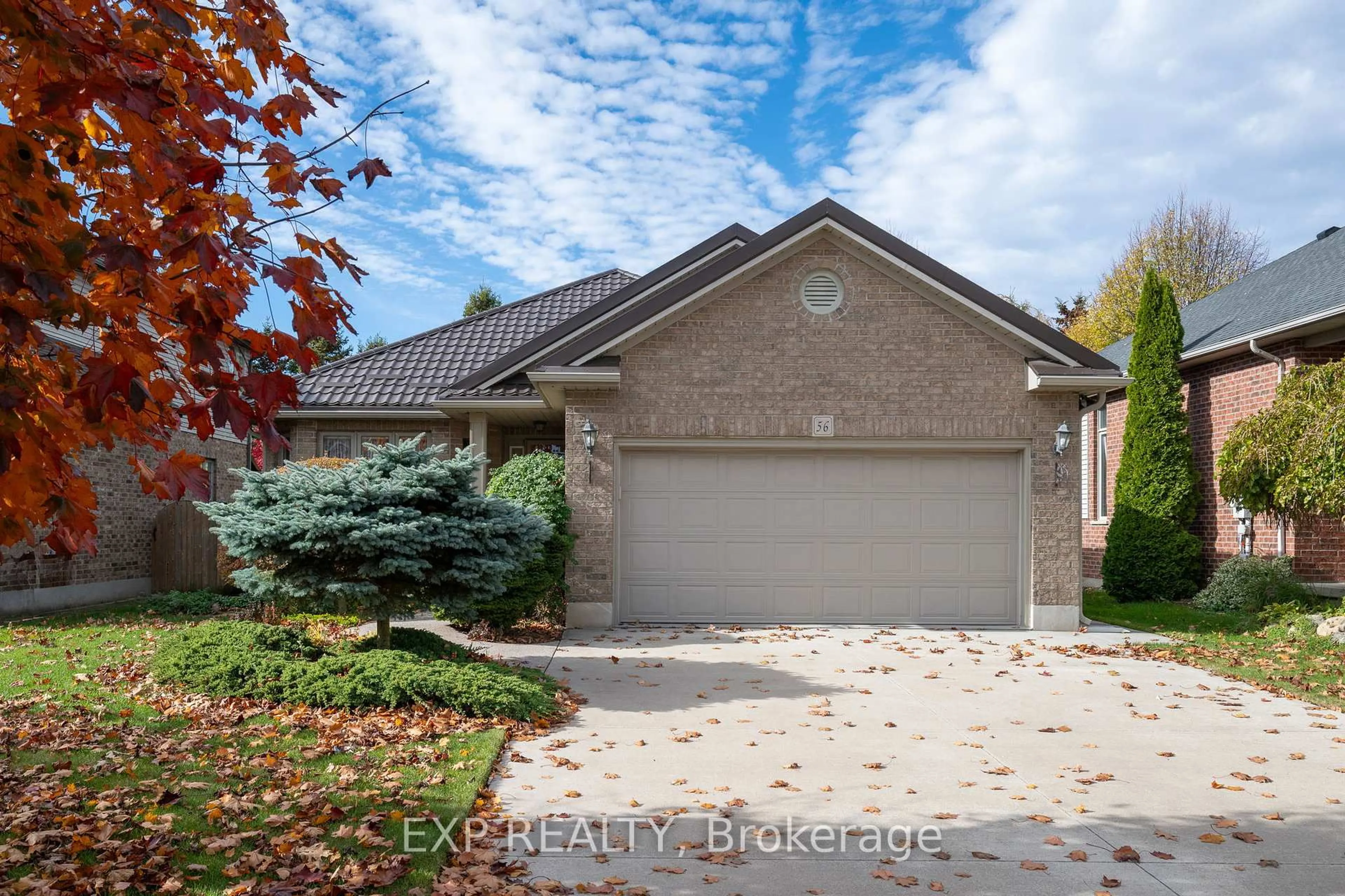 Home with brick exterior material, street for 56 Lake Margaret Tr, St. Thomas Ontario N5R 6K7