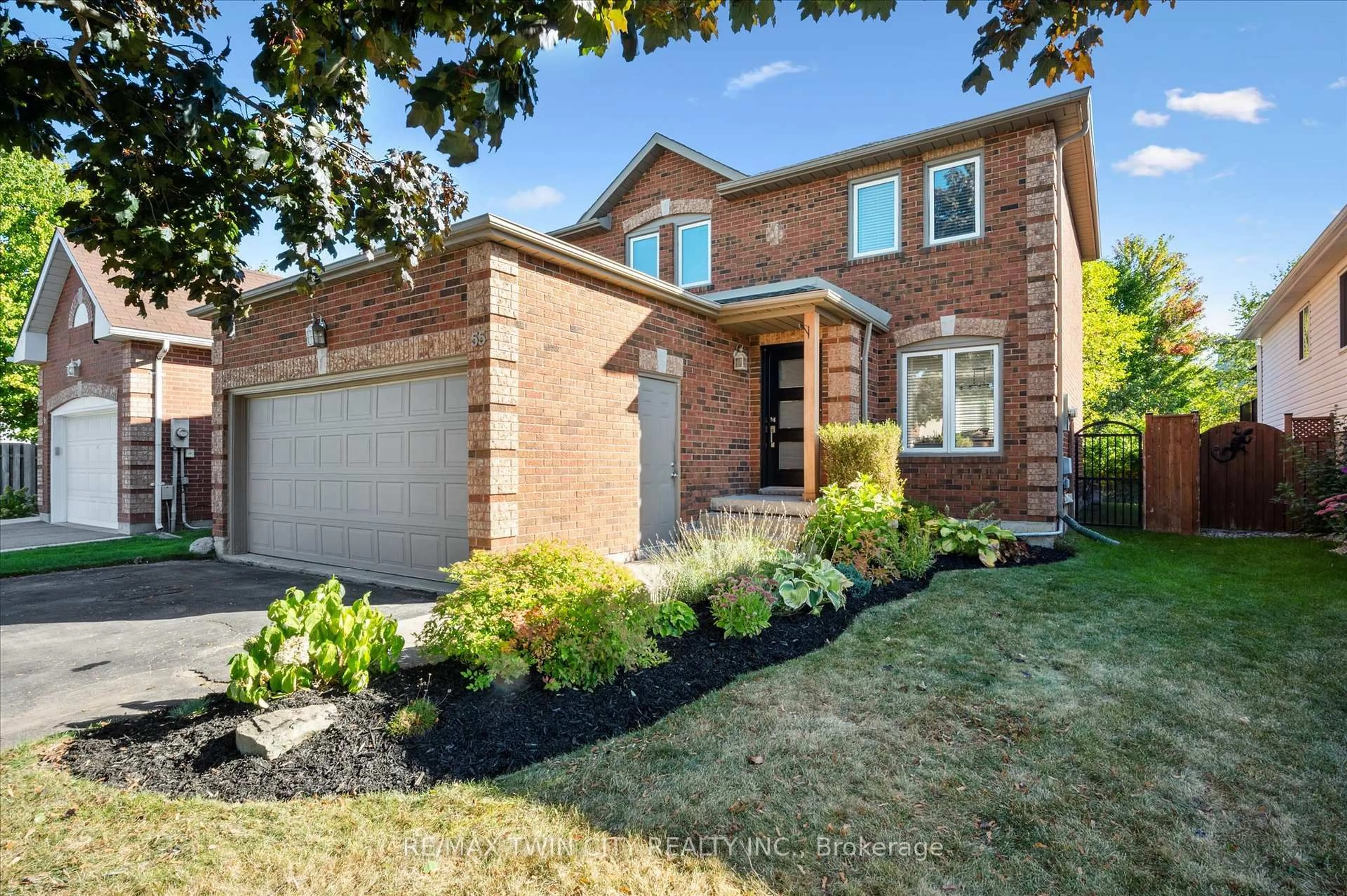Home with brick exterior material, street for 55 Enfield Dr, Cambridge Ontario N1P 1B5