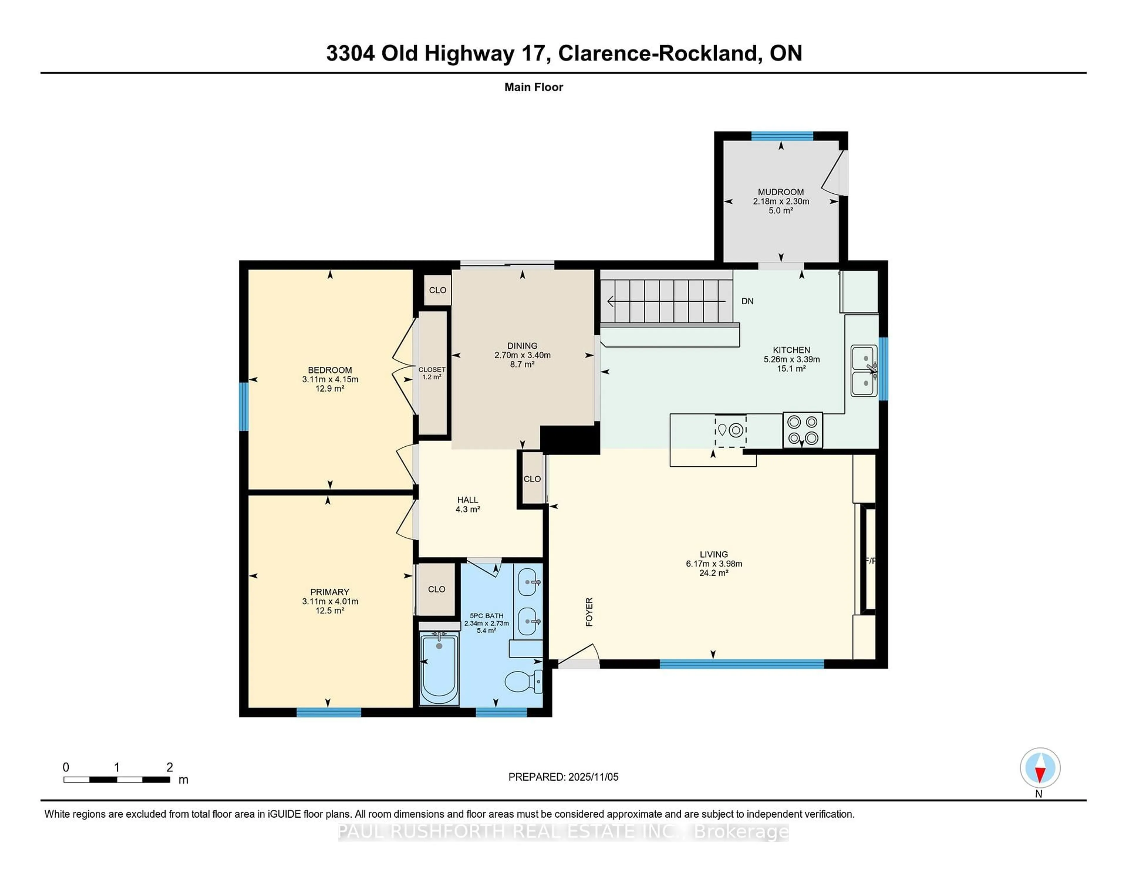 Floor plan for 3304 Old Highway 17, Clarence-Rockland Ontario K4K 1W3