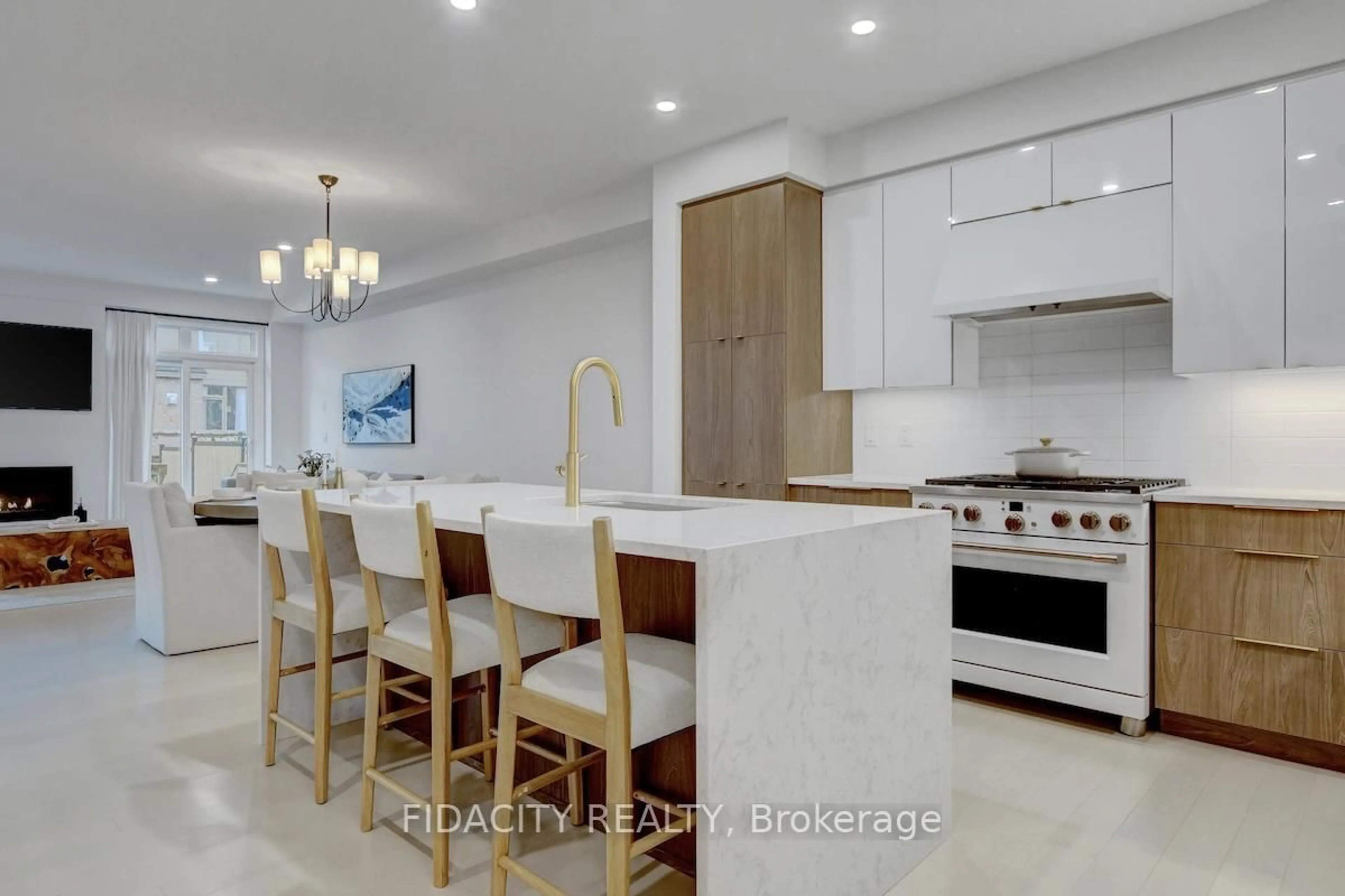 Open concept kitchen, ceramic/tile floor for 864 Moses Tennisco St, Ottawa Ontario K1K 5A2