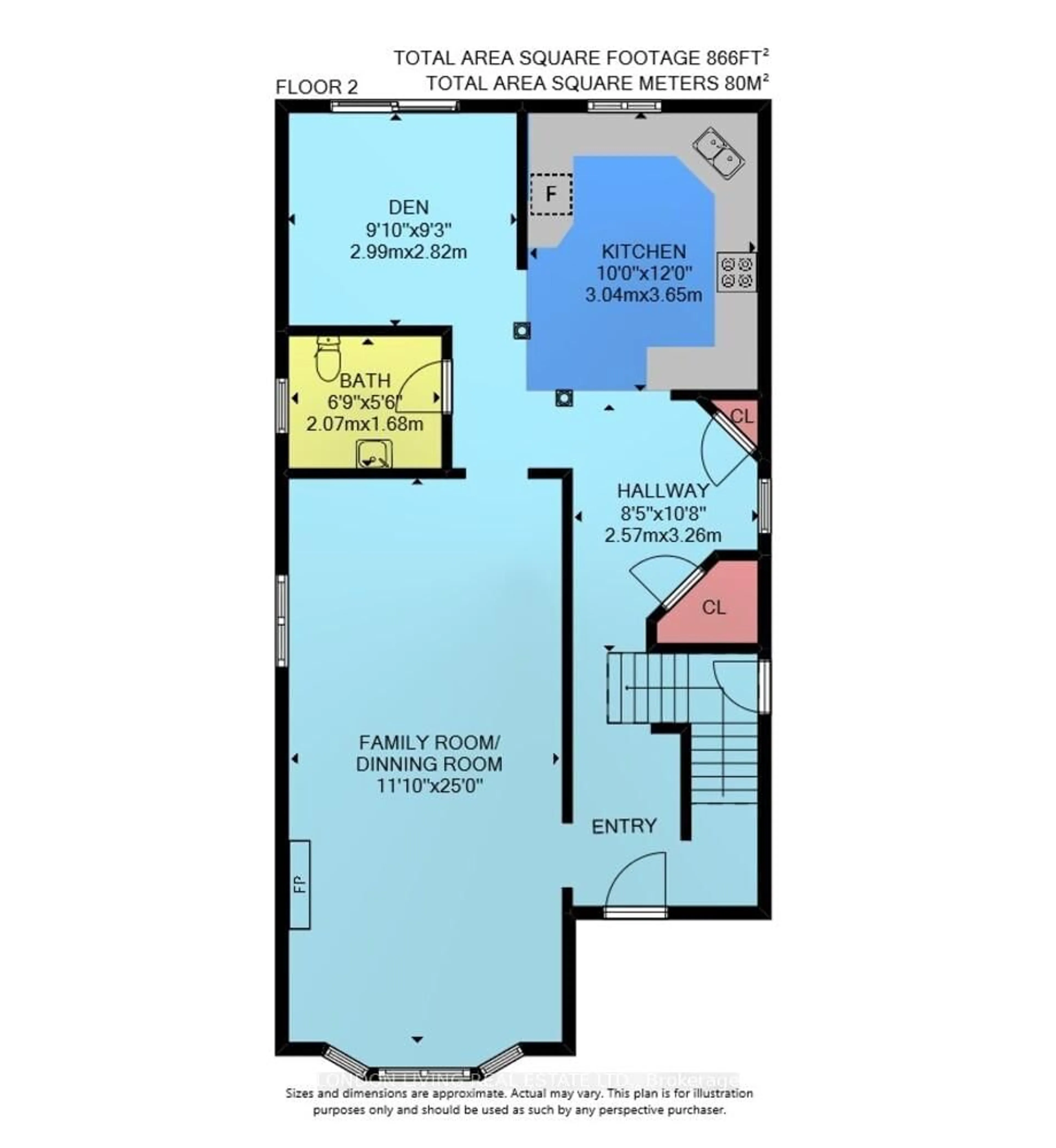 Floor plan for 111 Garfield Ave, London South Ontario N6C 2B7