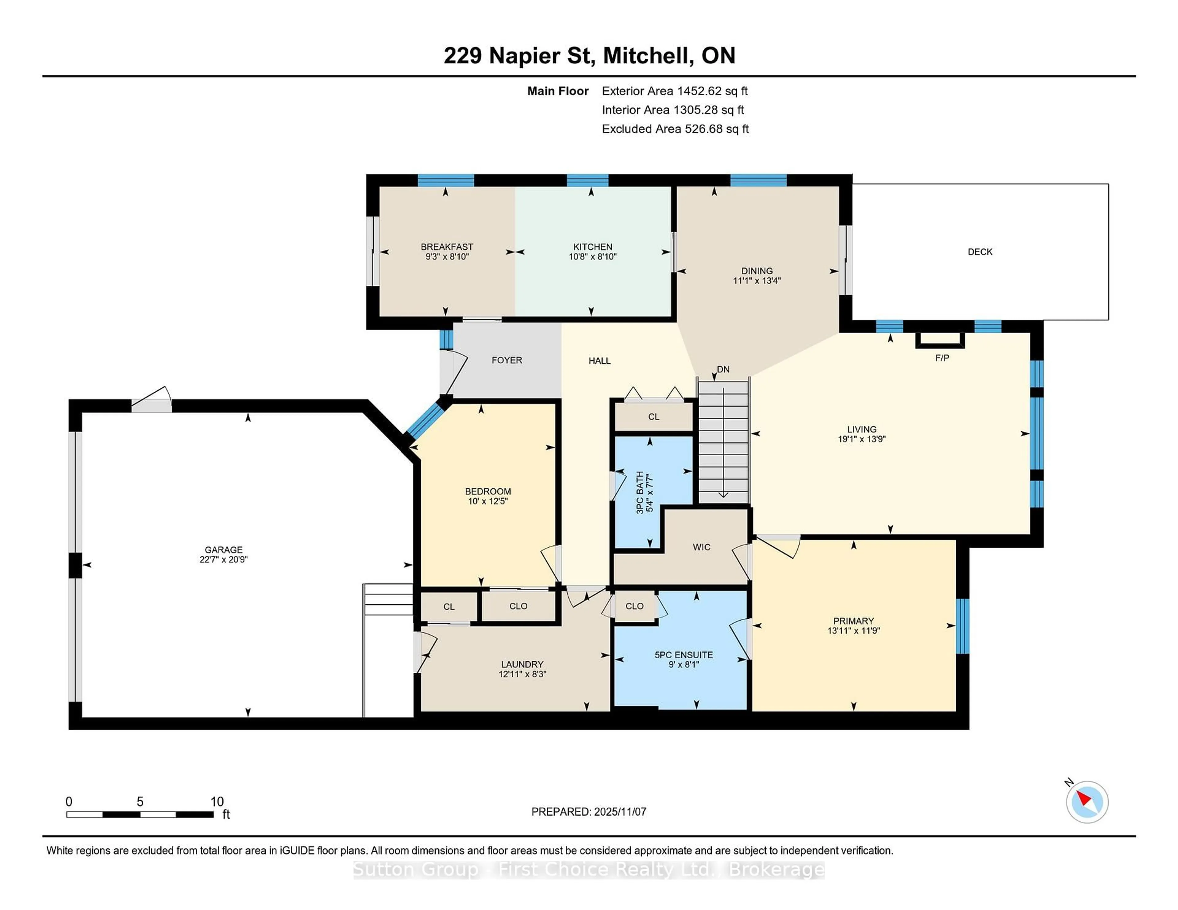Floor plan for 229 Napier St, West Perth Ontario N0K 1N0