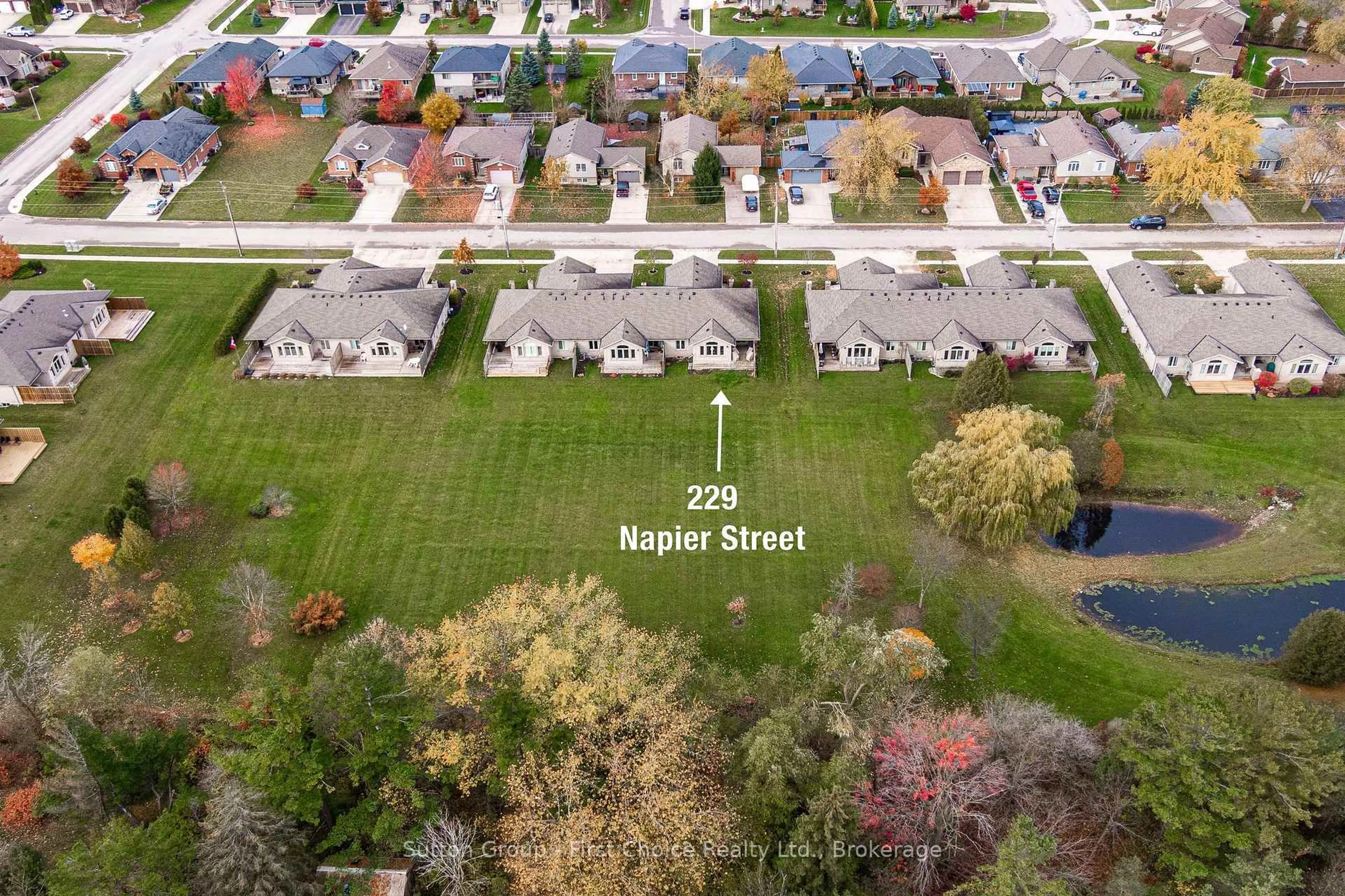 A pic from outside/outdoor area/front of a property/back of a property/a pic from drone, street for 229 Napier St, West Perth Ontario N0K 1N0
