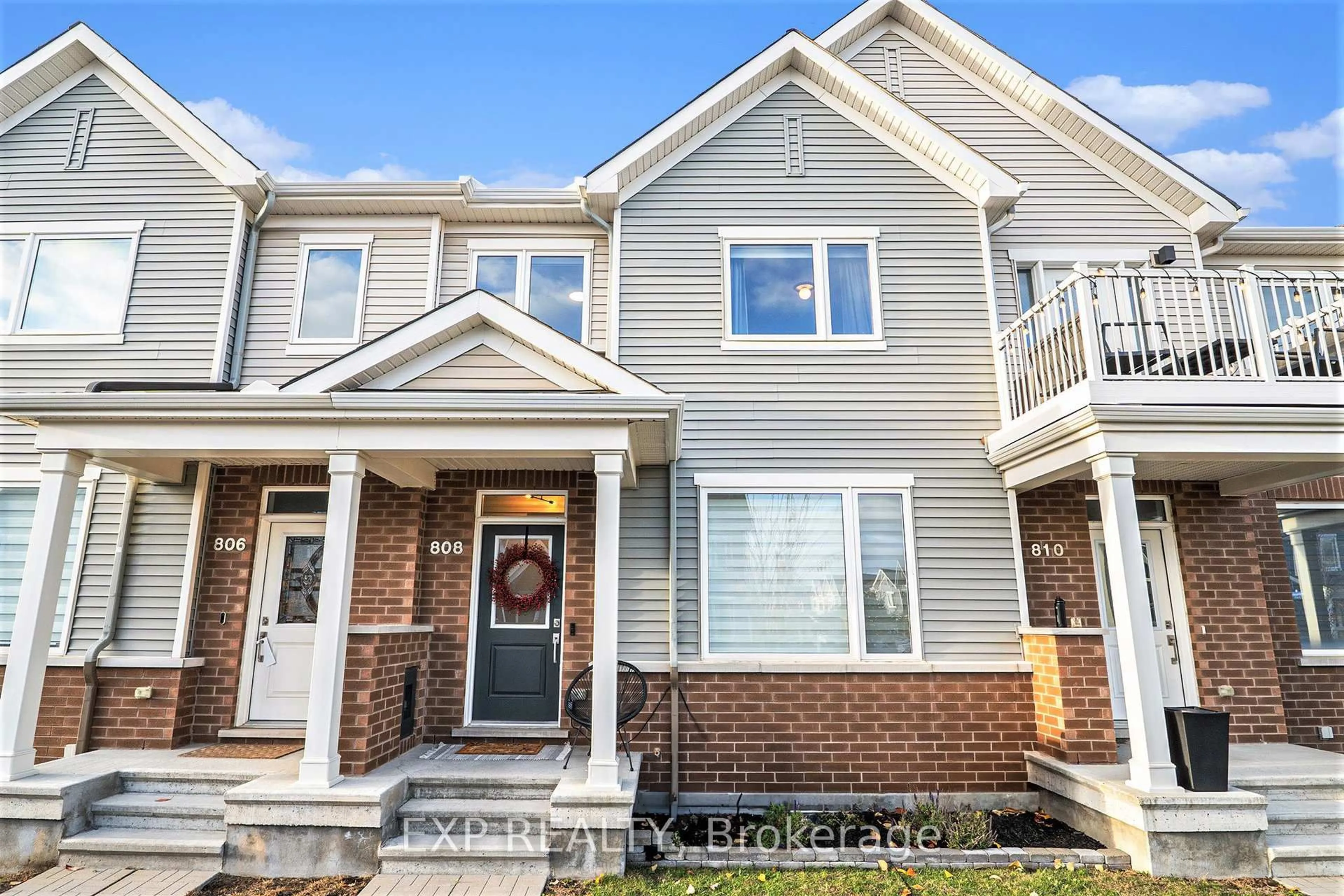 Home with brick exterior material, street for 808 Horseshoe Falls Way, Ottawa Ontario K2J 6P6