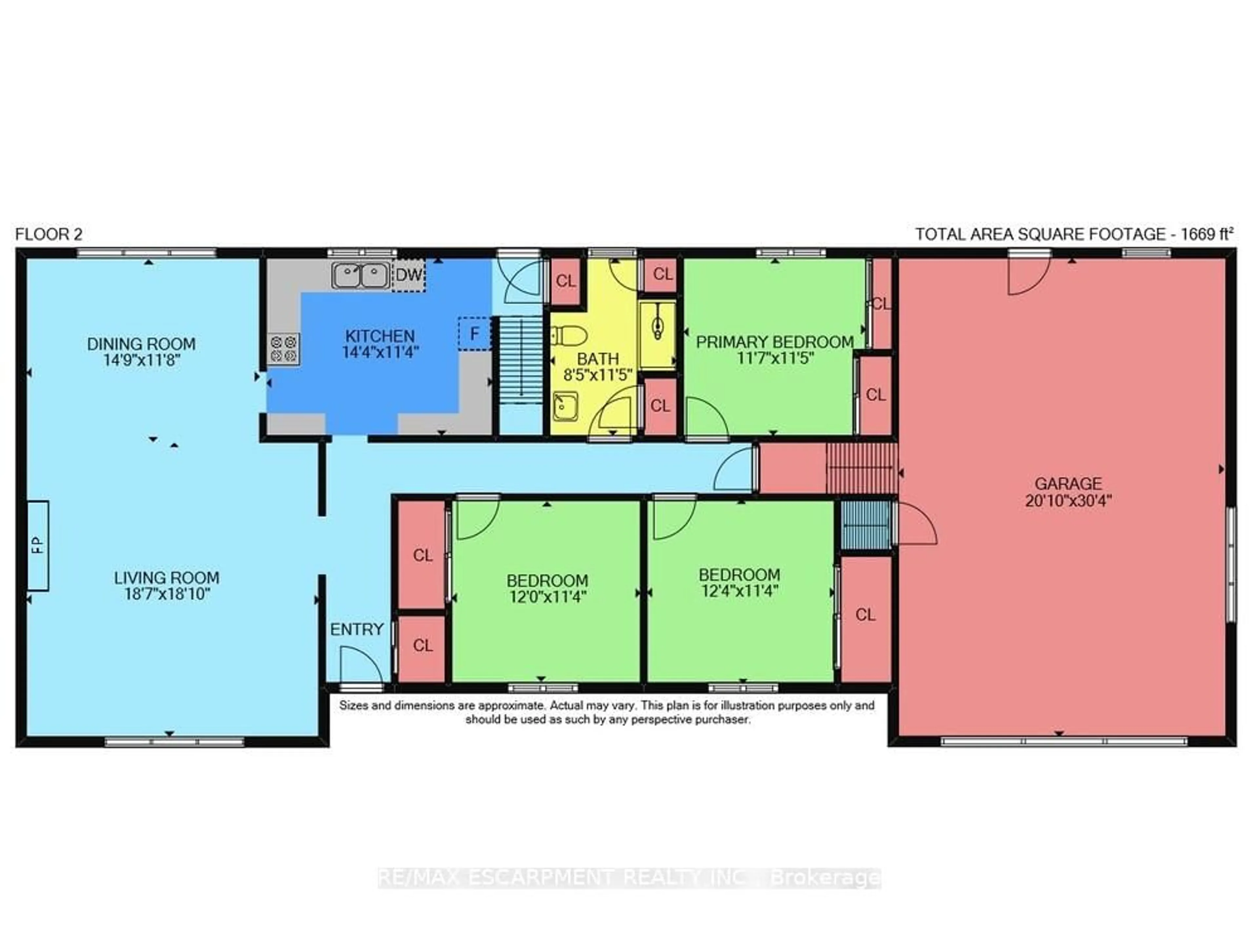 Floor plan for 517 Stanley St, Port Colborne Ontario L3K 3A9