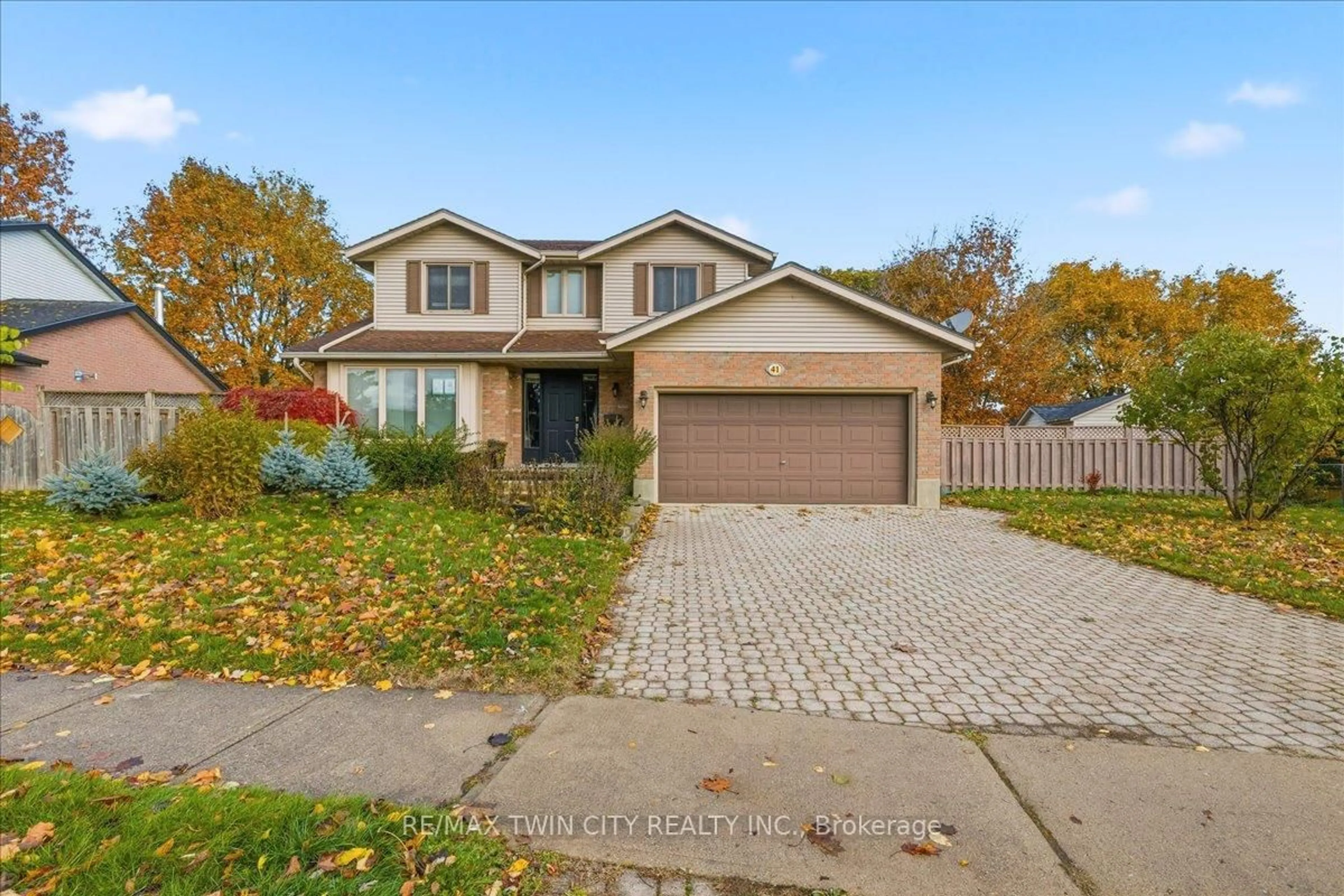 Home with brick exterior material, street for 41 Naskapi St, Woodstock Ontario N4T 1G5