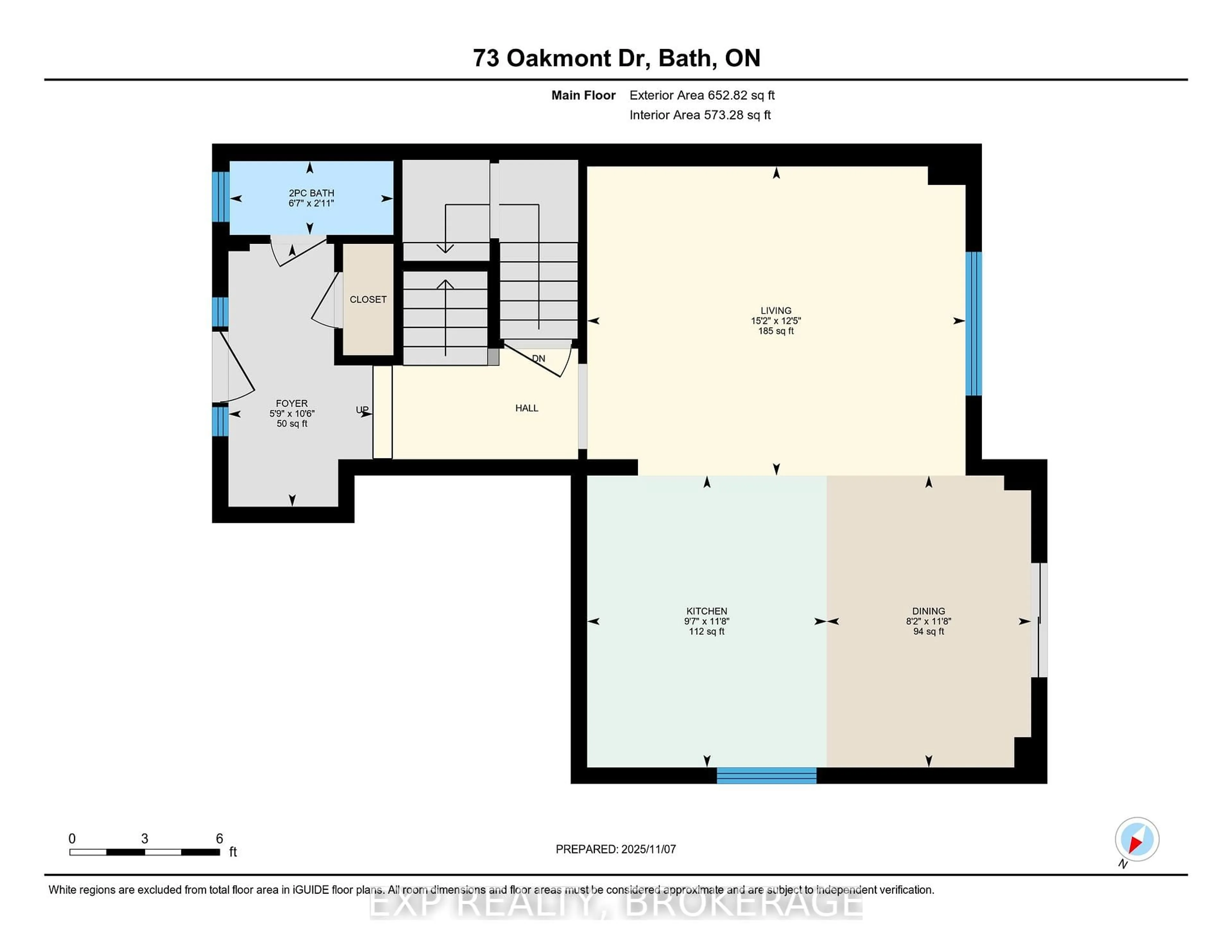Floor plan for 73 OAKMONT Dr, Bath Ontario K0H 1G0