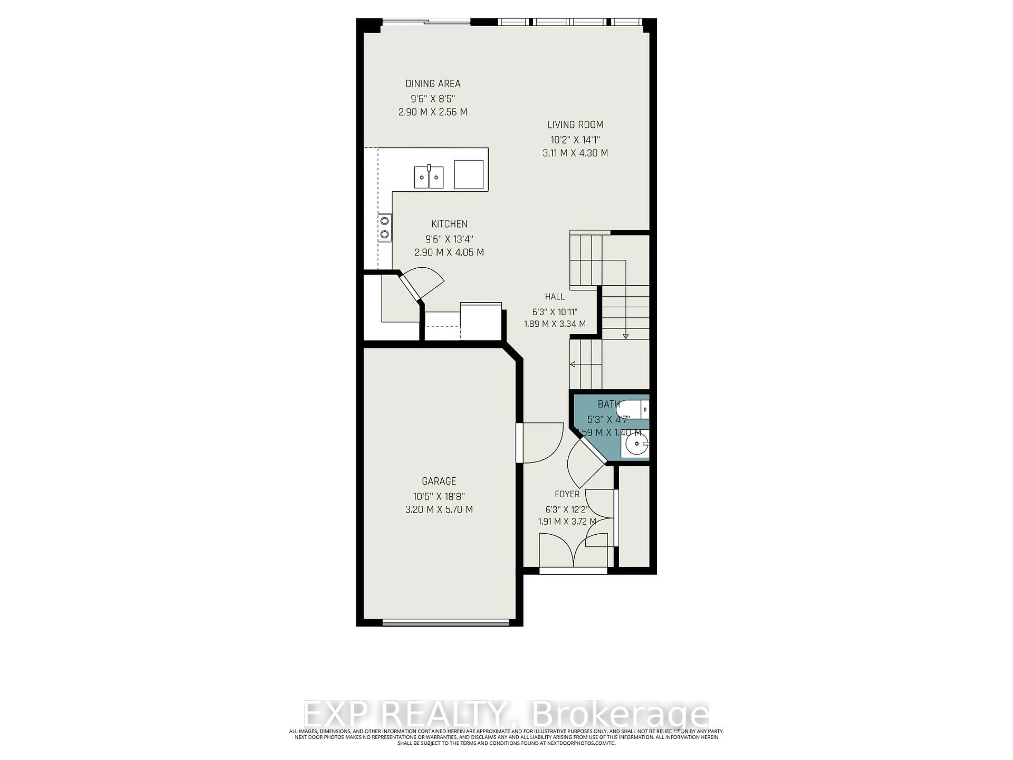 Floor plan for 526 Pepperville Cres, Ottawa Ontario K2M 0E5