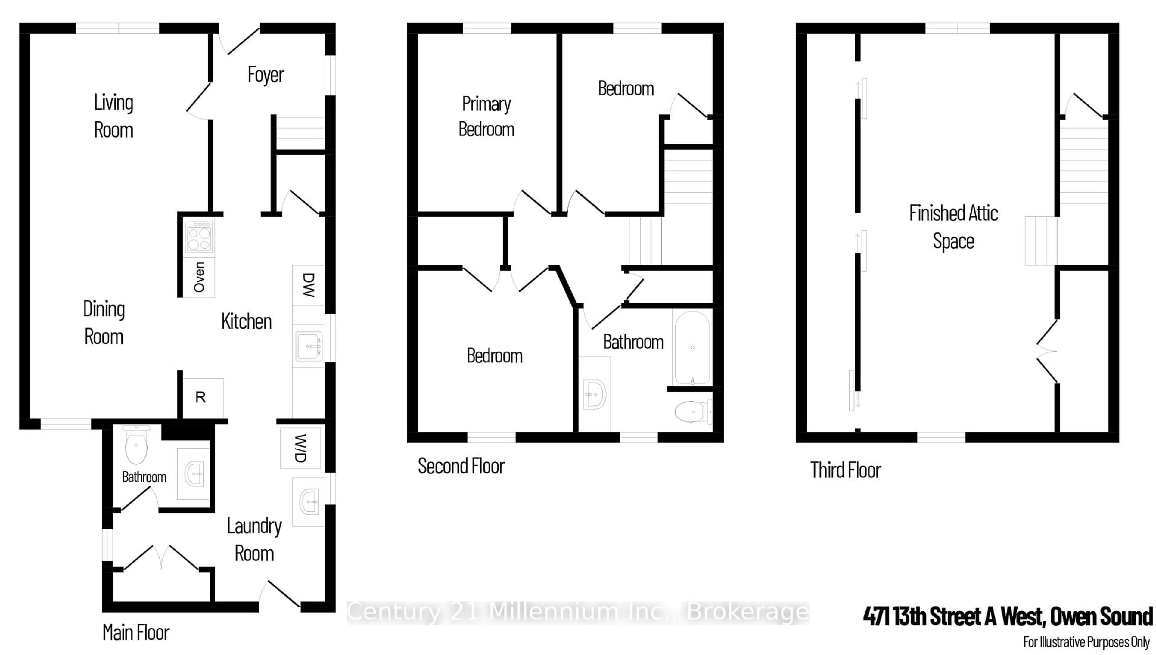 Floor plan for 471 13th A St, Owen Sound Ontario N4K 3X3