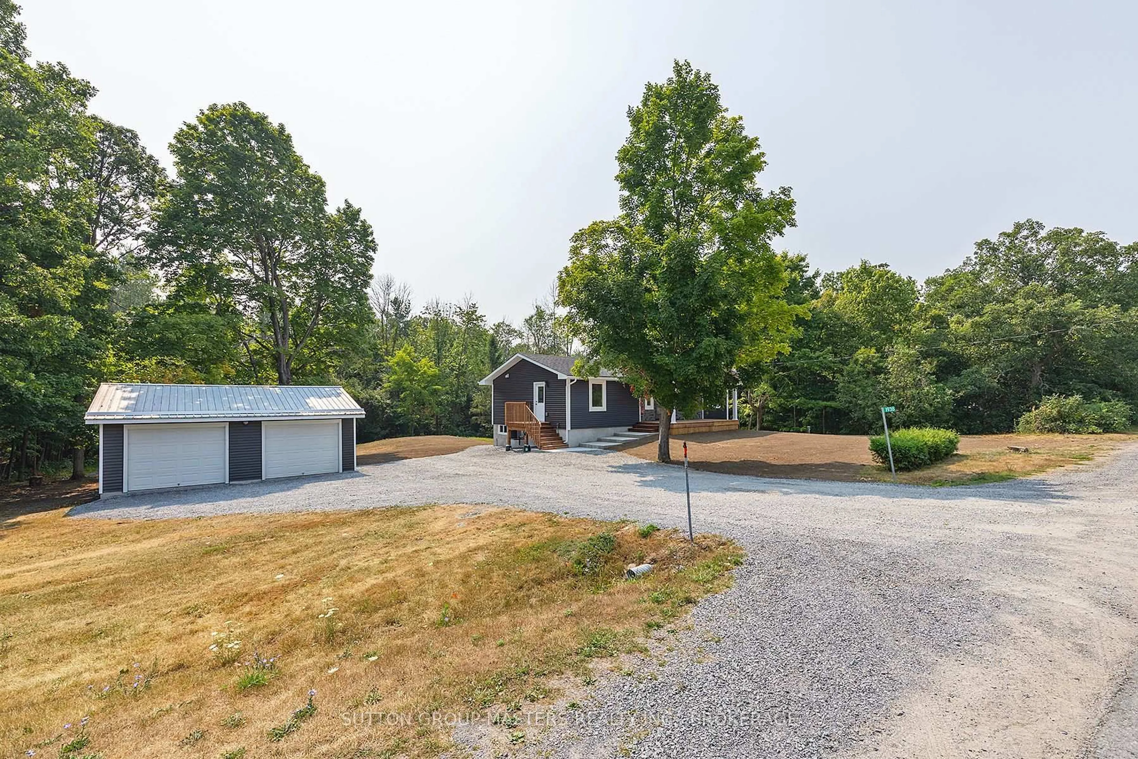 A pic from outside/outdoor area/front of a property/back of a property/a pic from drone, mountain view for 1938 Cole Hill Rd, Kingston Ontario K0H 1S0