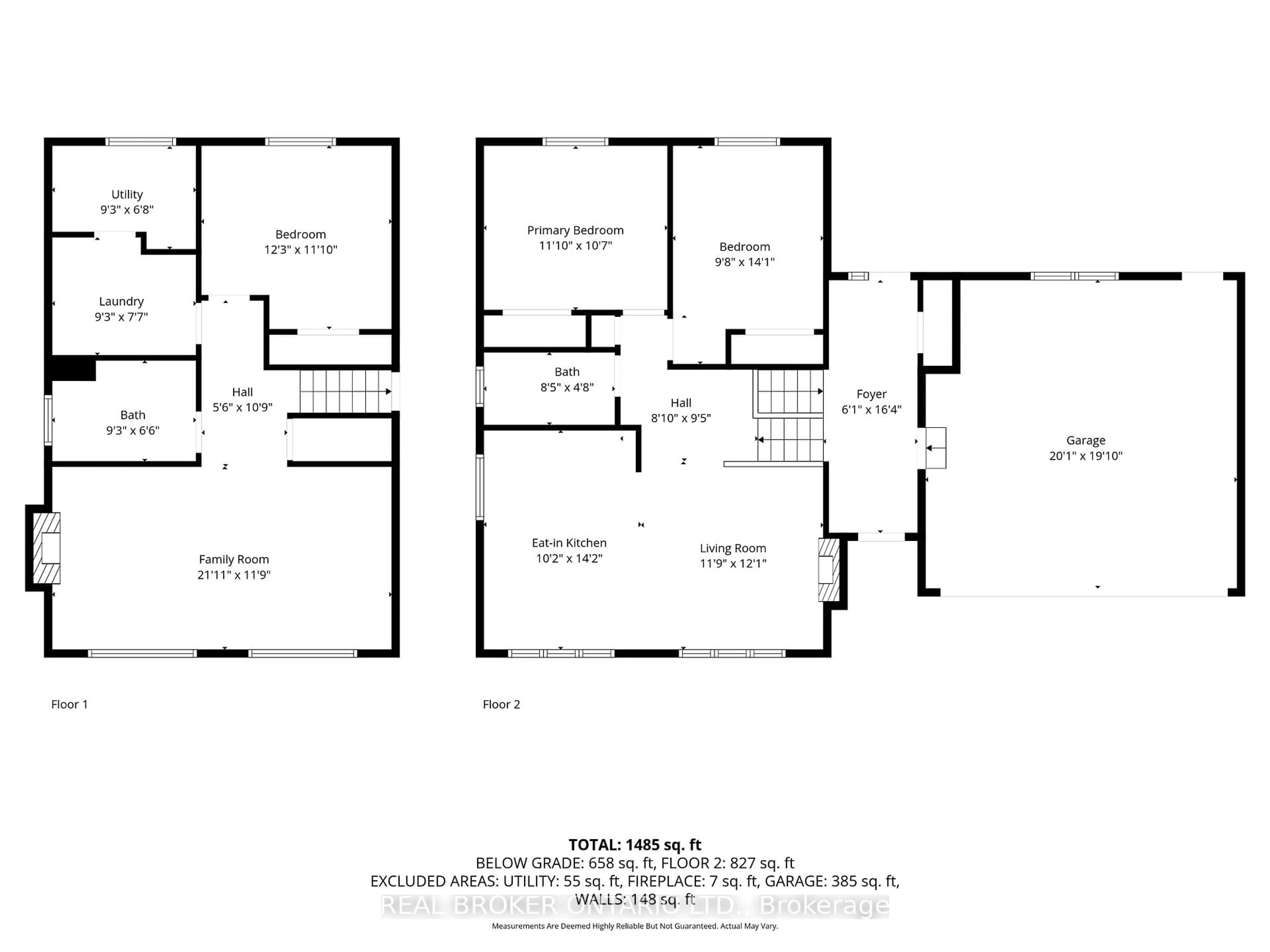 Floor plan for 41 Dante Cres, Brantford Ontario N3P 1B9