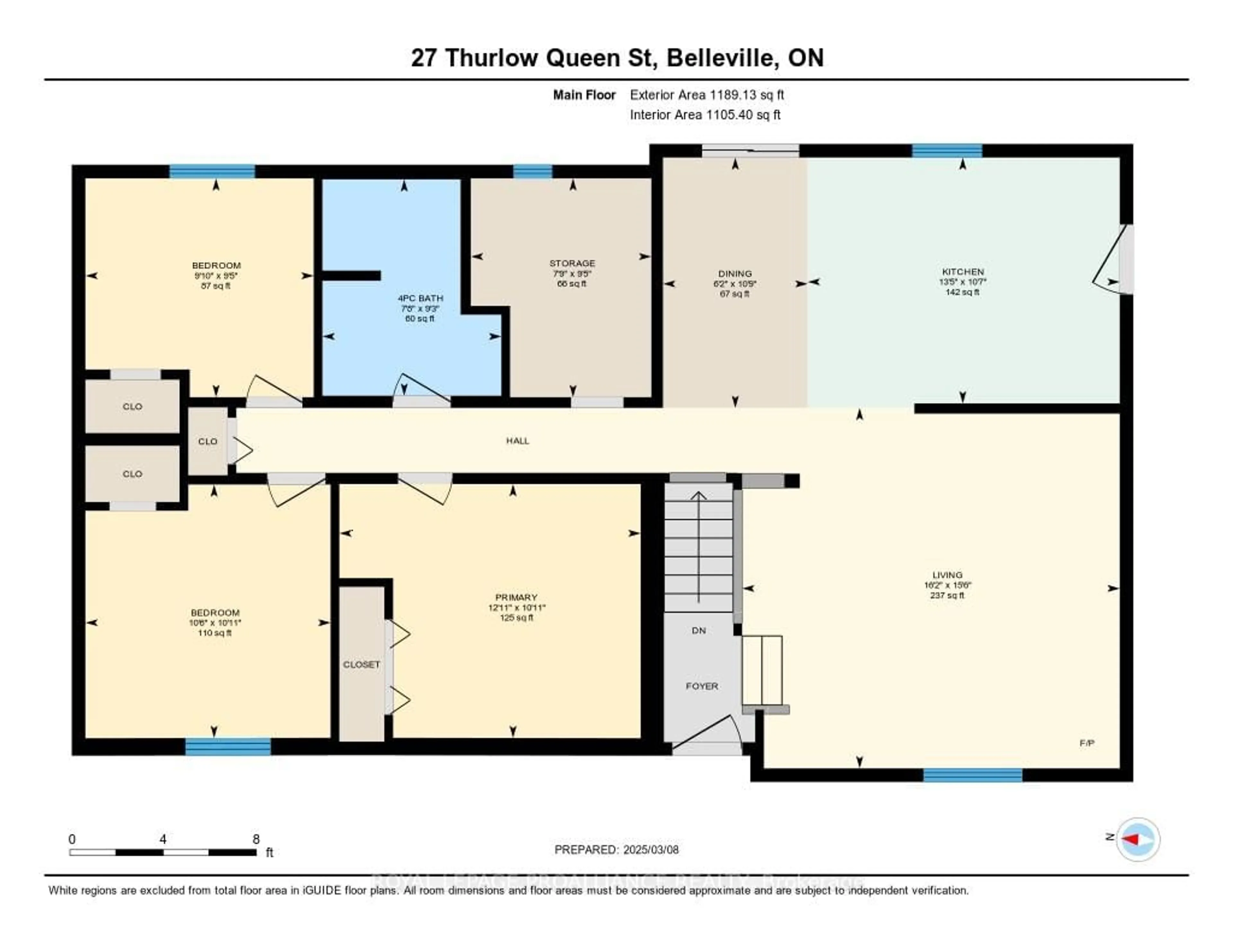 Floor plan for 27 Thurlow Queen St, Belleville Ontario K0K 2V0