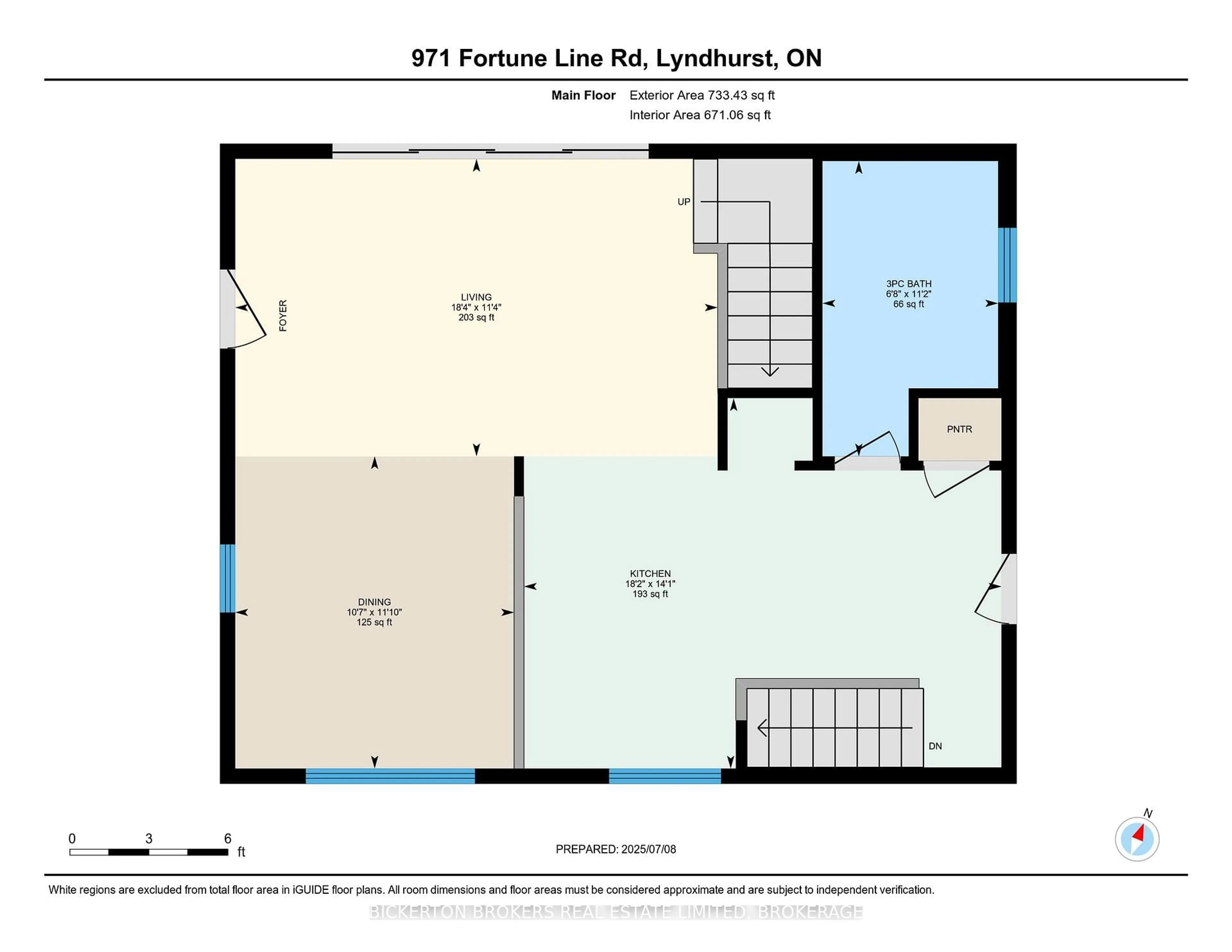 Floor plan for 971 Fortune Line Rd, Rideau Lakes Ontario K0E 1N0