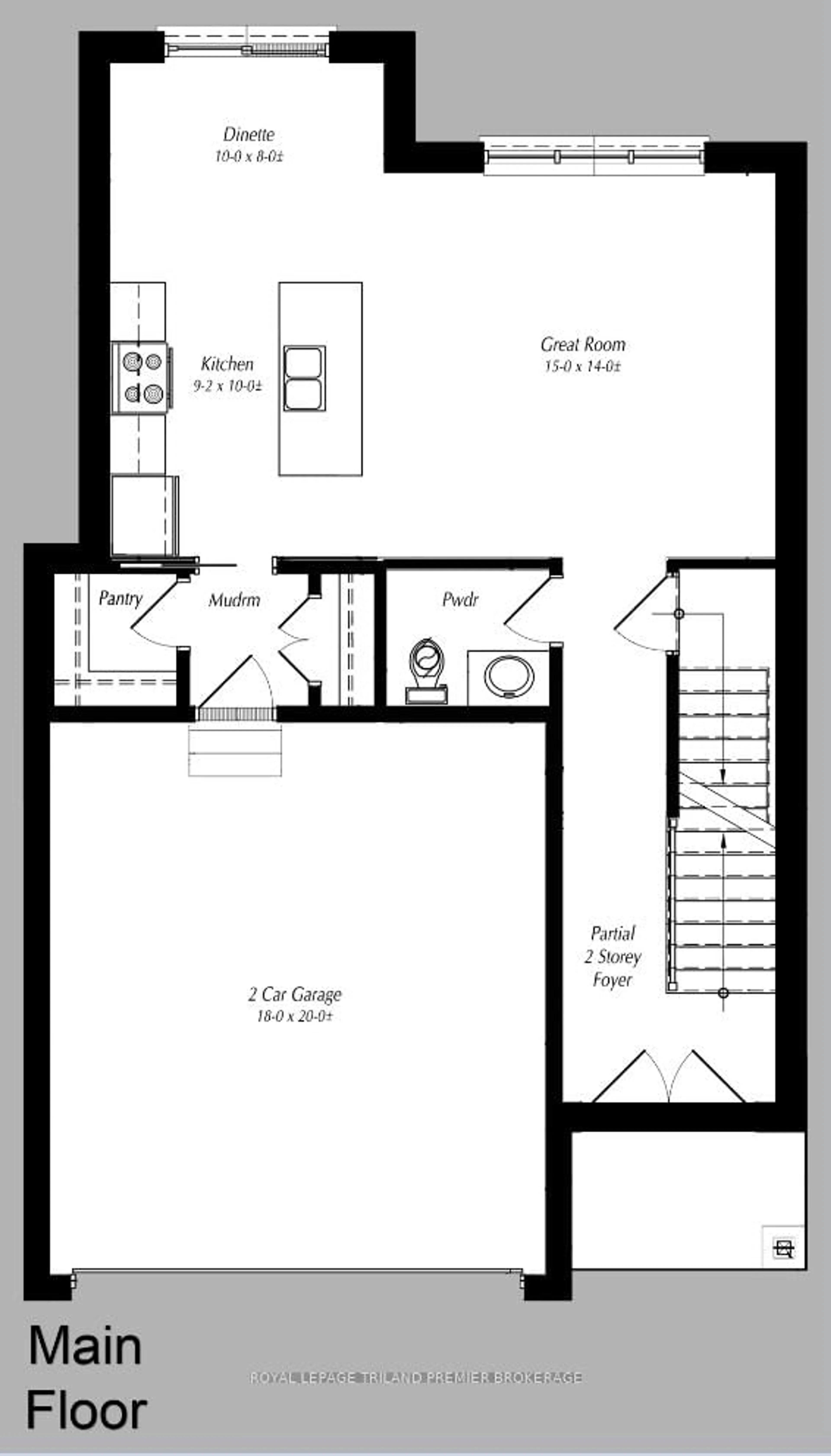 Floor plan for 2809 BUROAK Dr, London North Ontario N6G 0X8