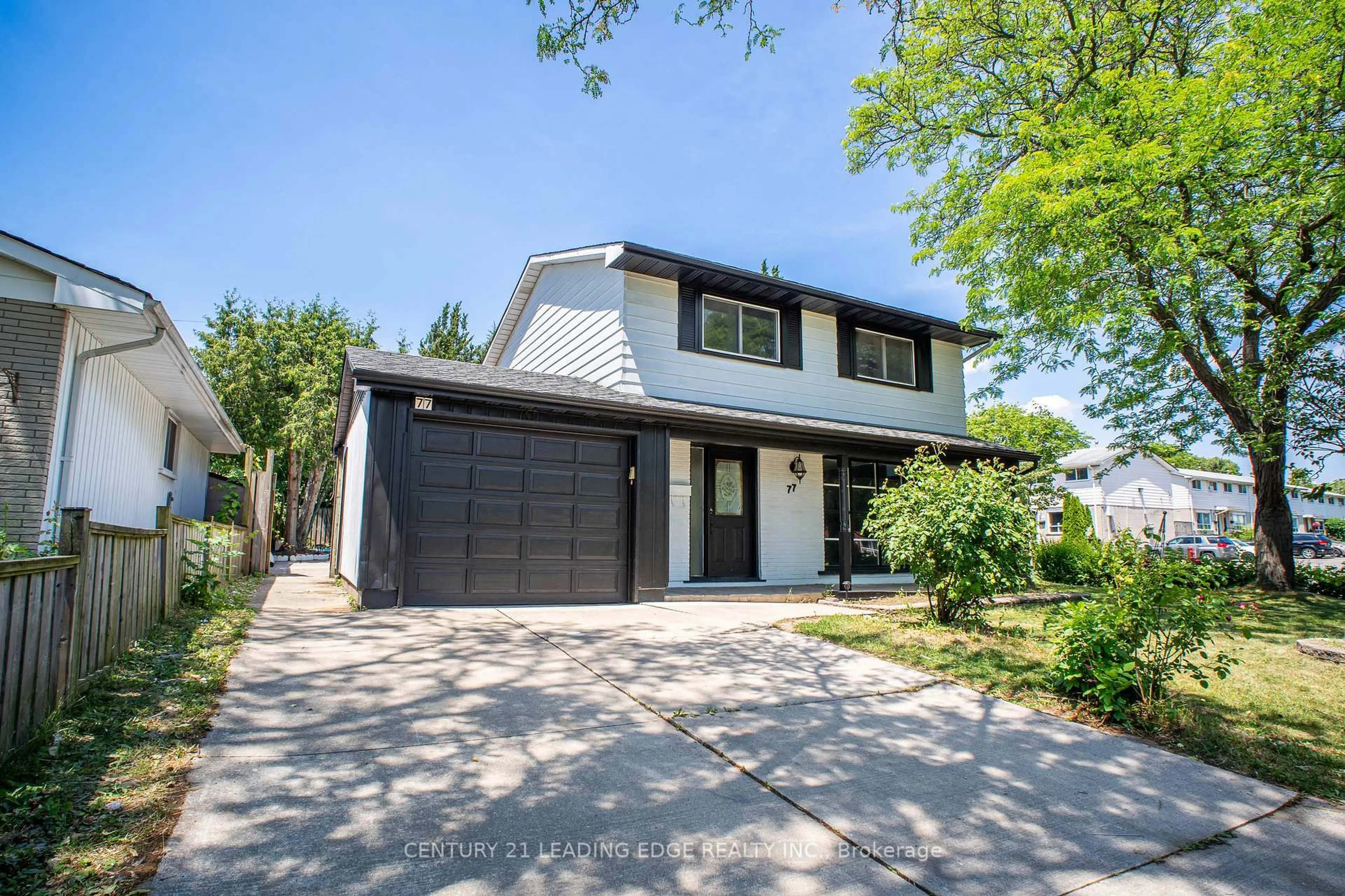 Home with brick exterior material, street for 77 Elford Cres, Hamilton Ontario L8K 5K8