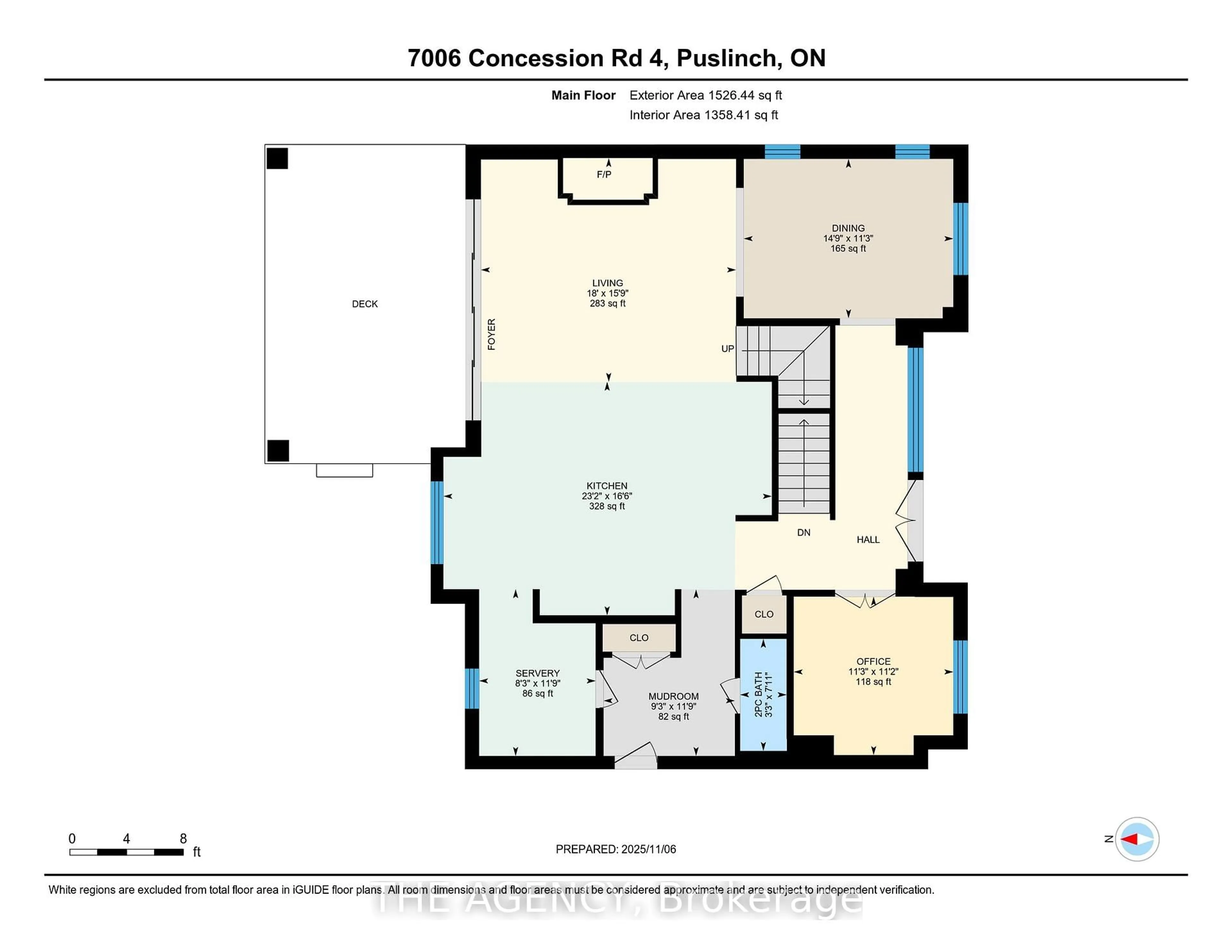 Floor plan for 7006 Concession Rd 4, Puslinch Ontario N0B 2J0